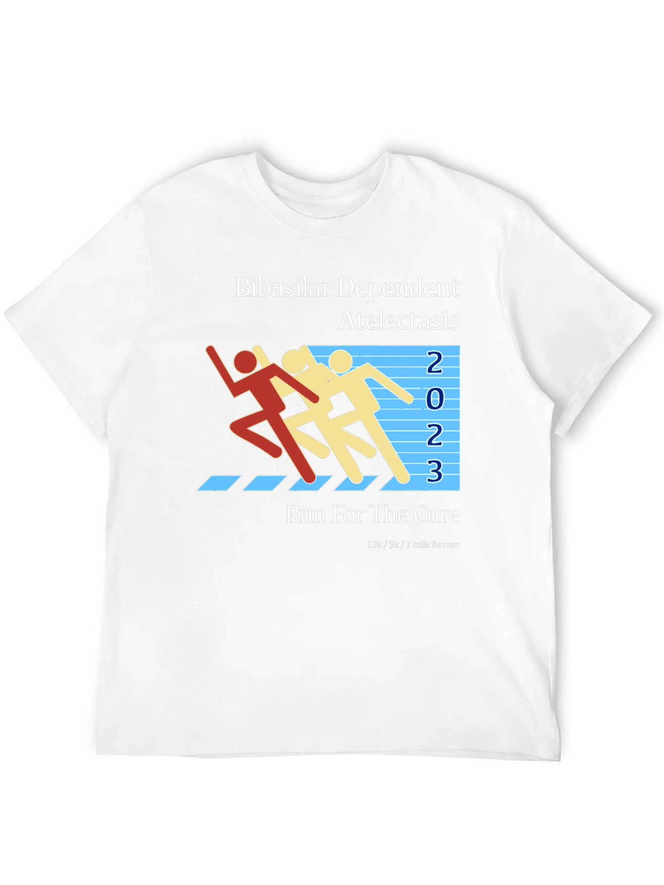 Atelectasis Run for the Cure Black T-Shirt