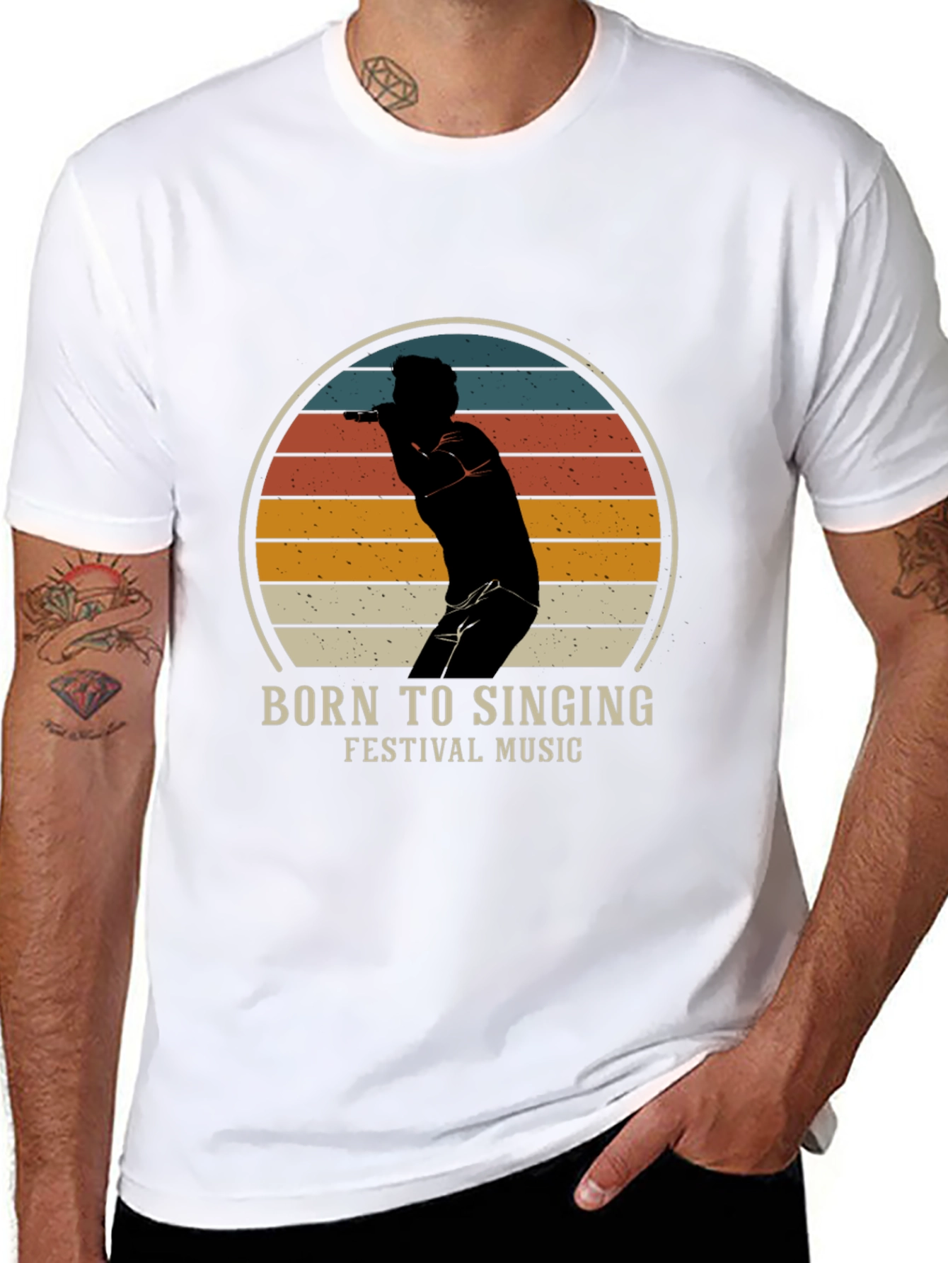 Born to Sing T-Shirt - Festival Music