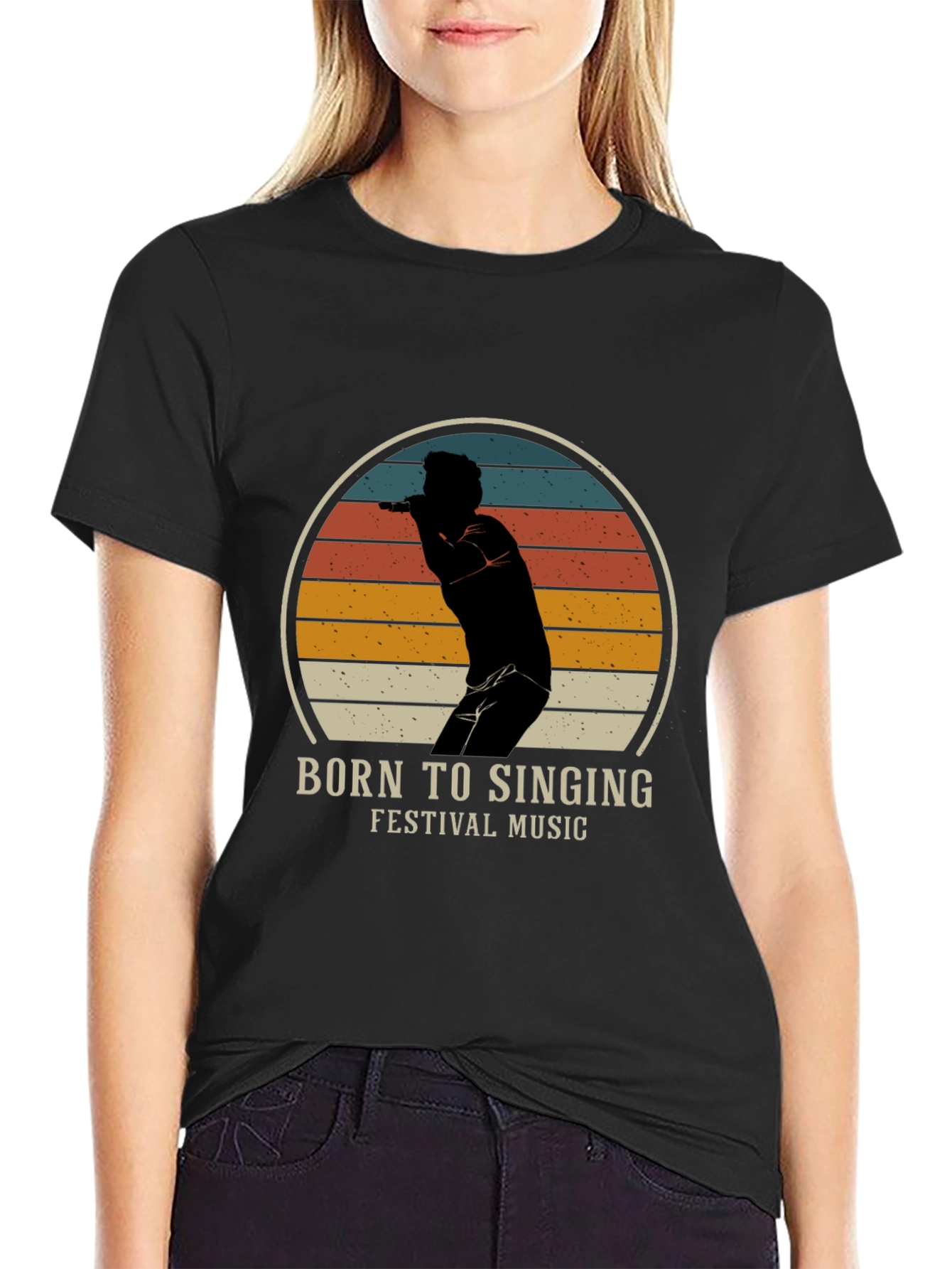 Born to Sing T-Shirt - Festival Music