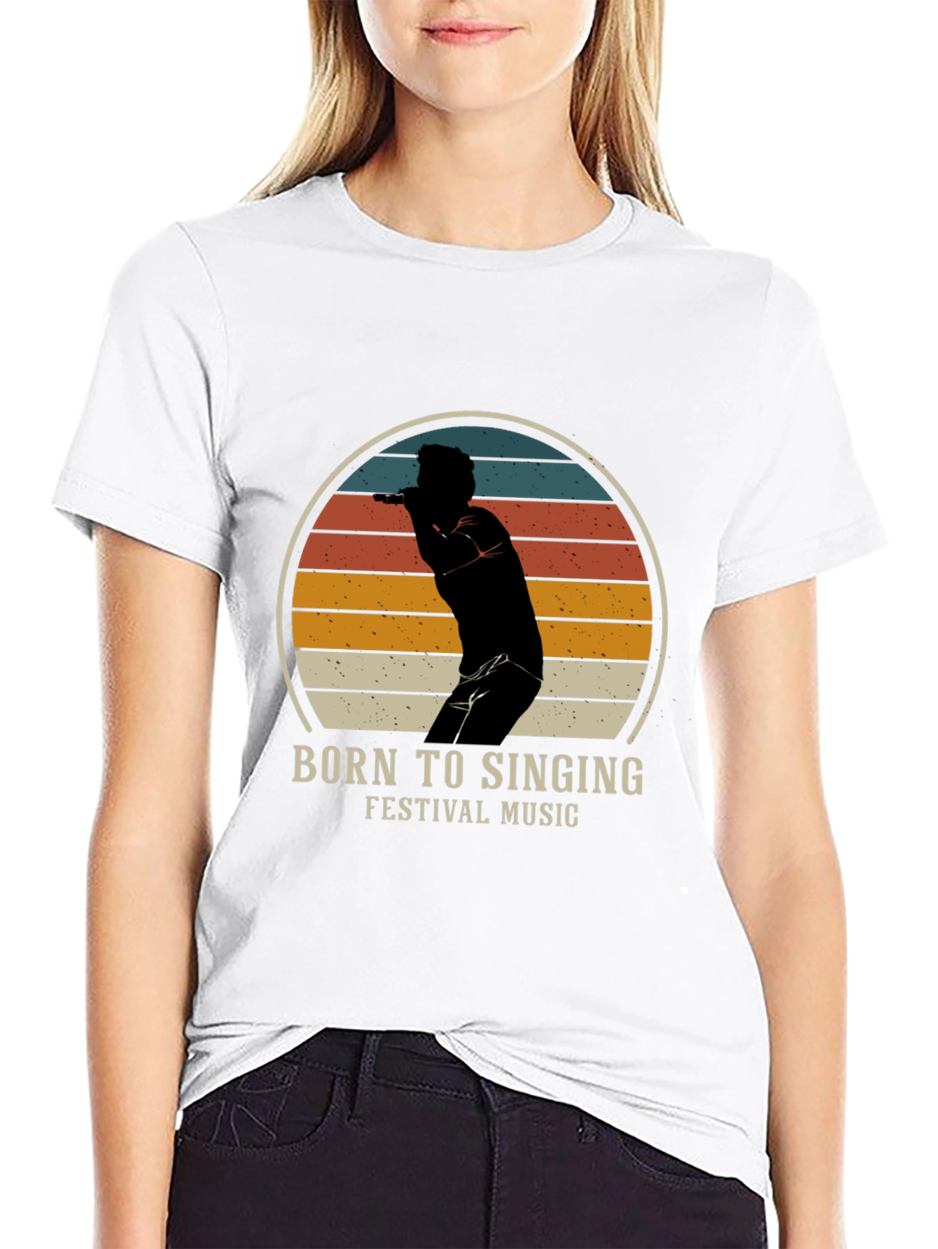 Born to Sing T-Shirt - Festival Music