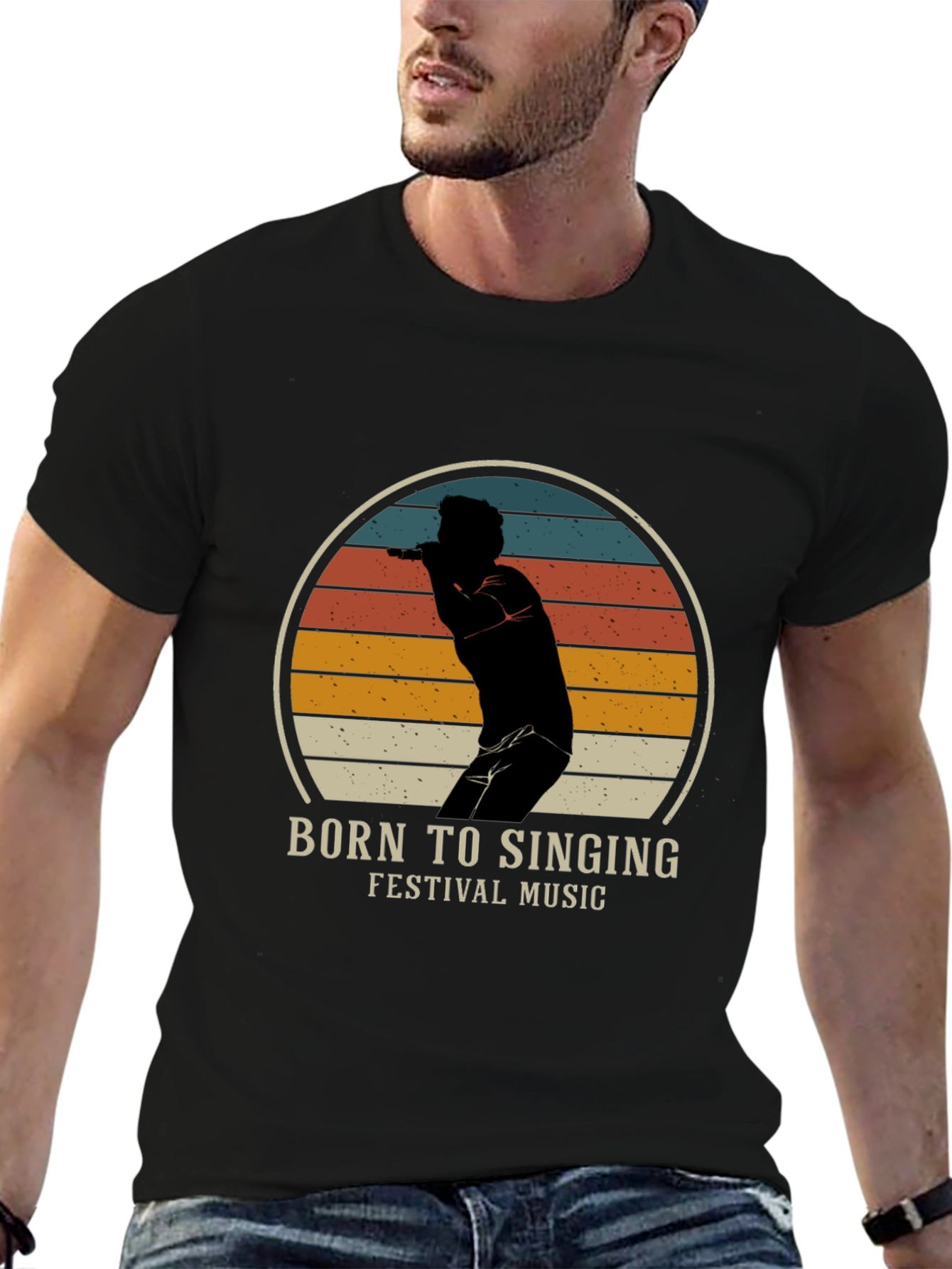 Born to Sing T-Shirt - Festival Music