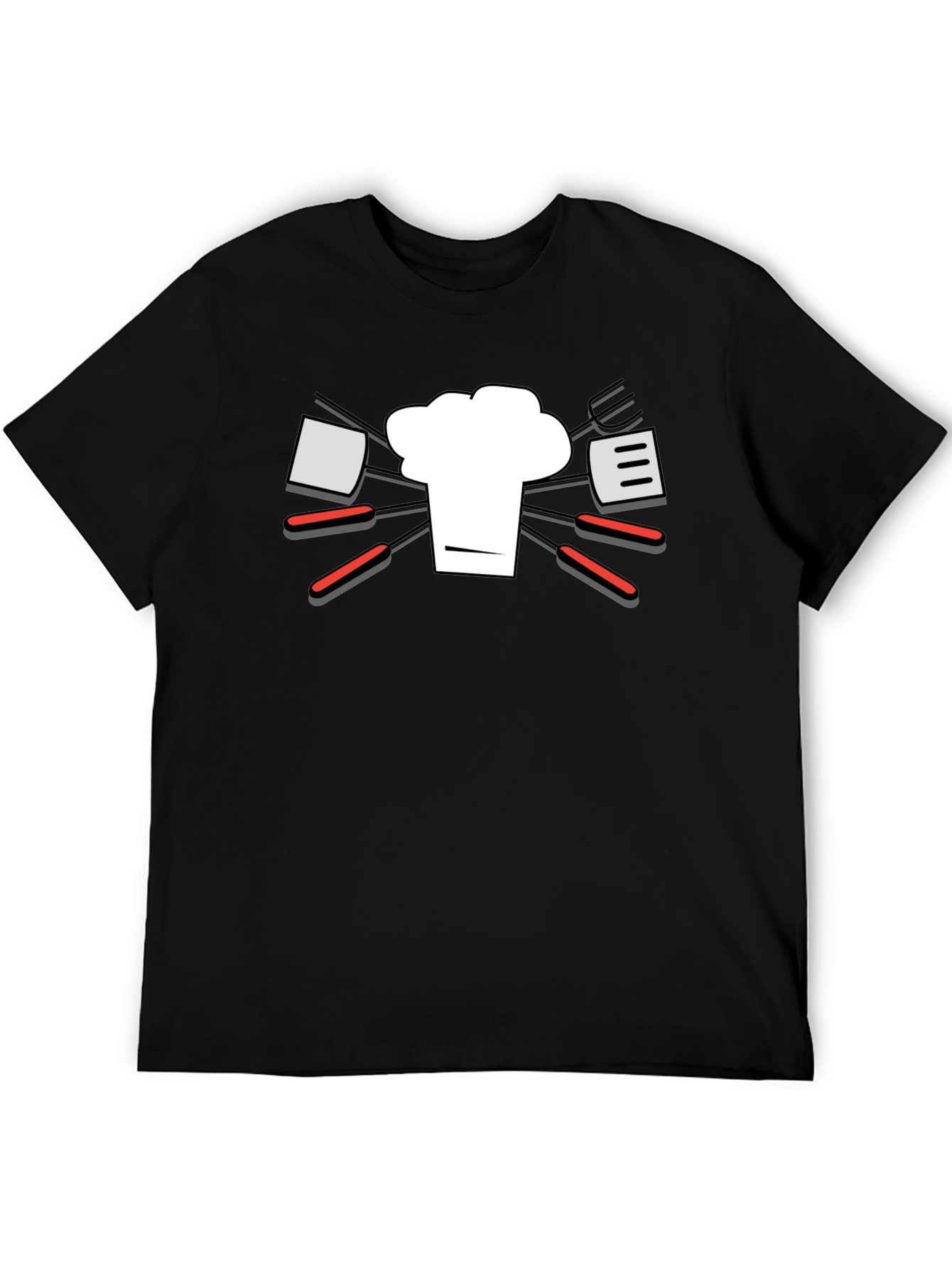 Chef Hat & BBQ Utensil T-Shirt