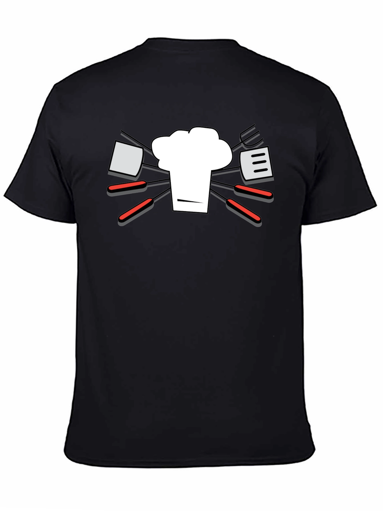 Chef Hat & BBQ Utensil T-Shirt