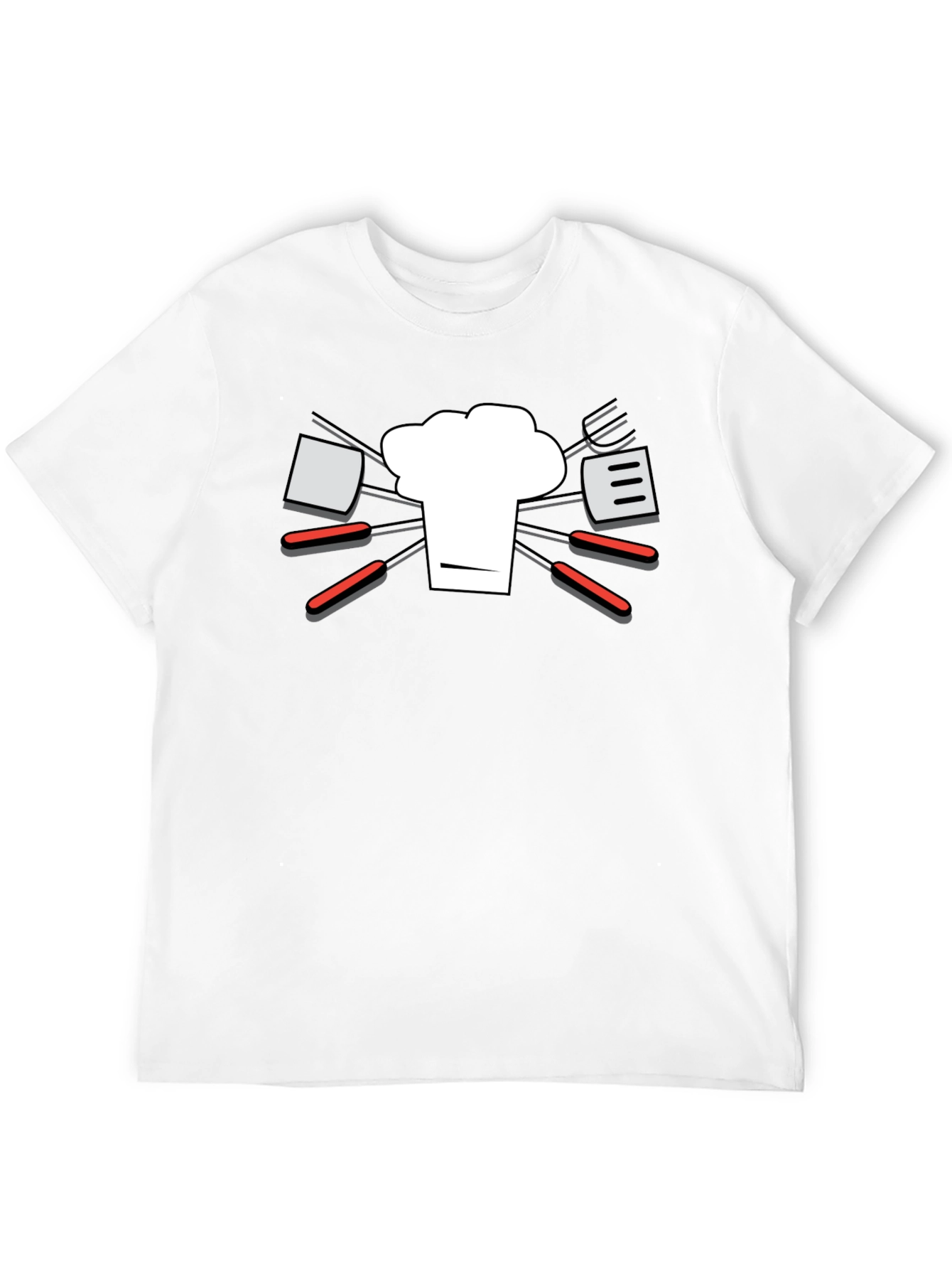 Chef Hat & BBQ Utensil T-Shirt