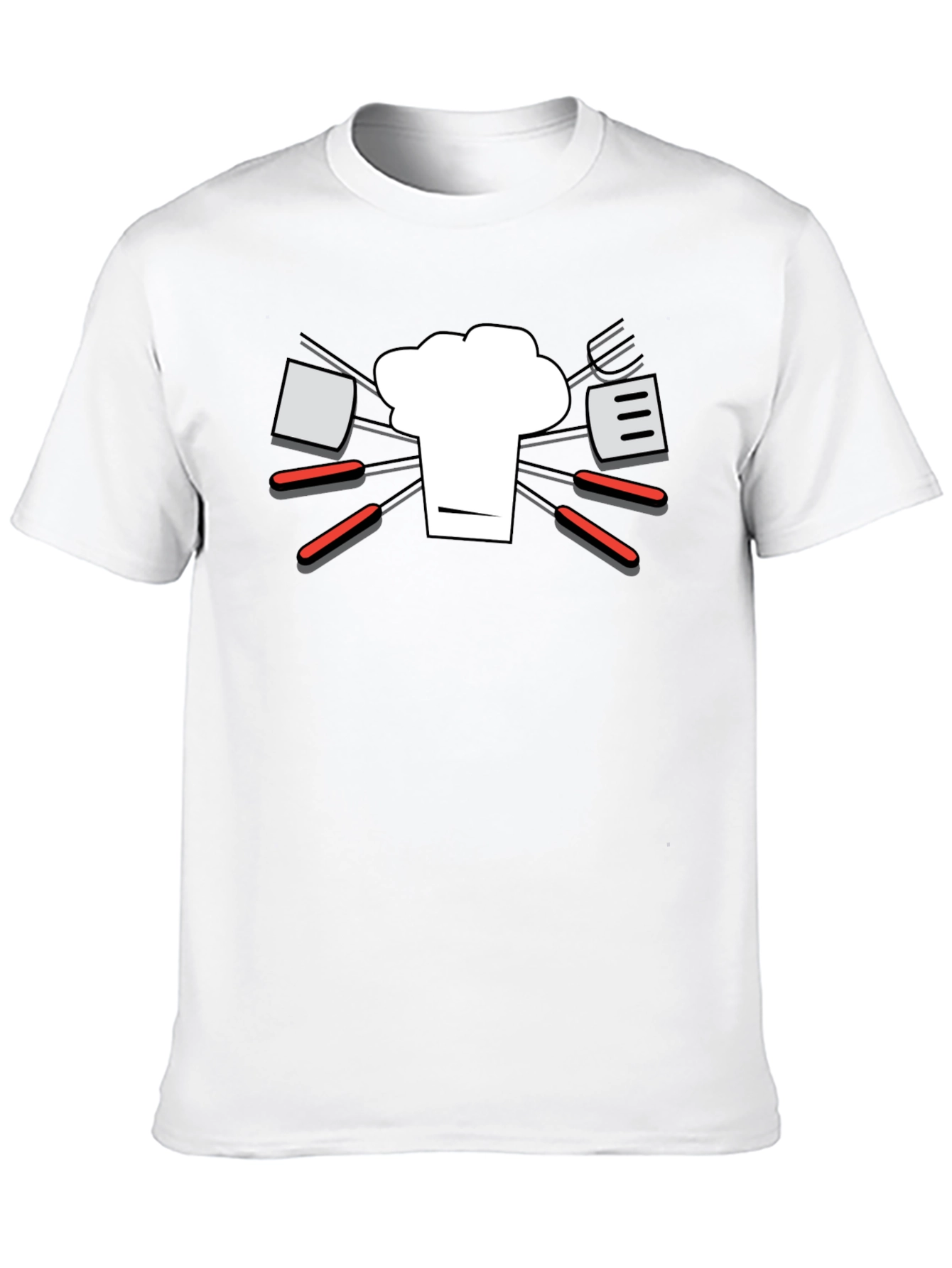 Chef Hat & BBQ Utensil T-Shirt