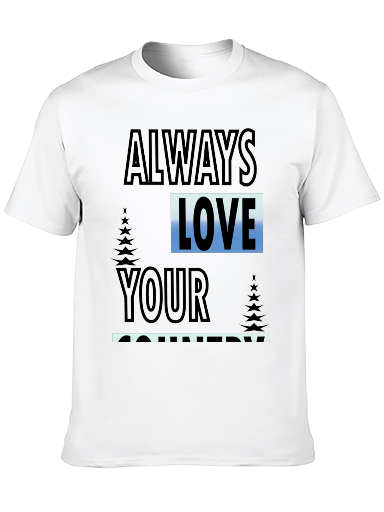 Always Love Your Country Graphic Tee