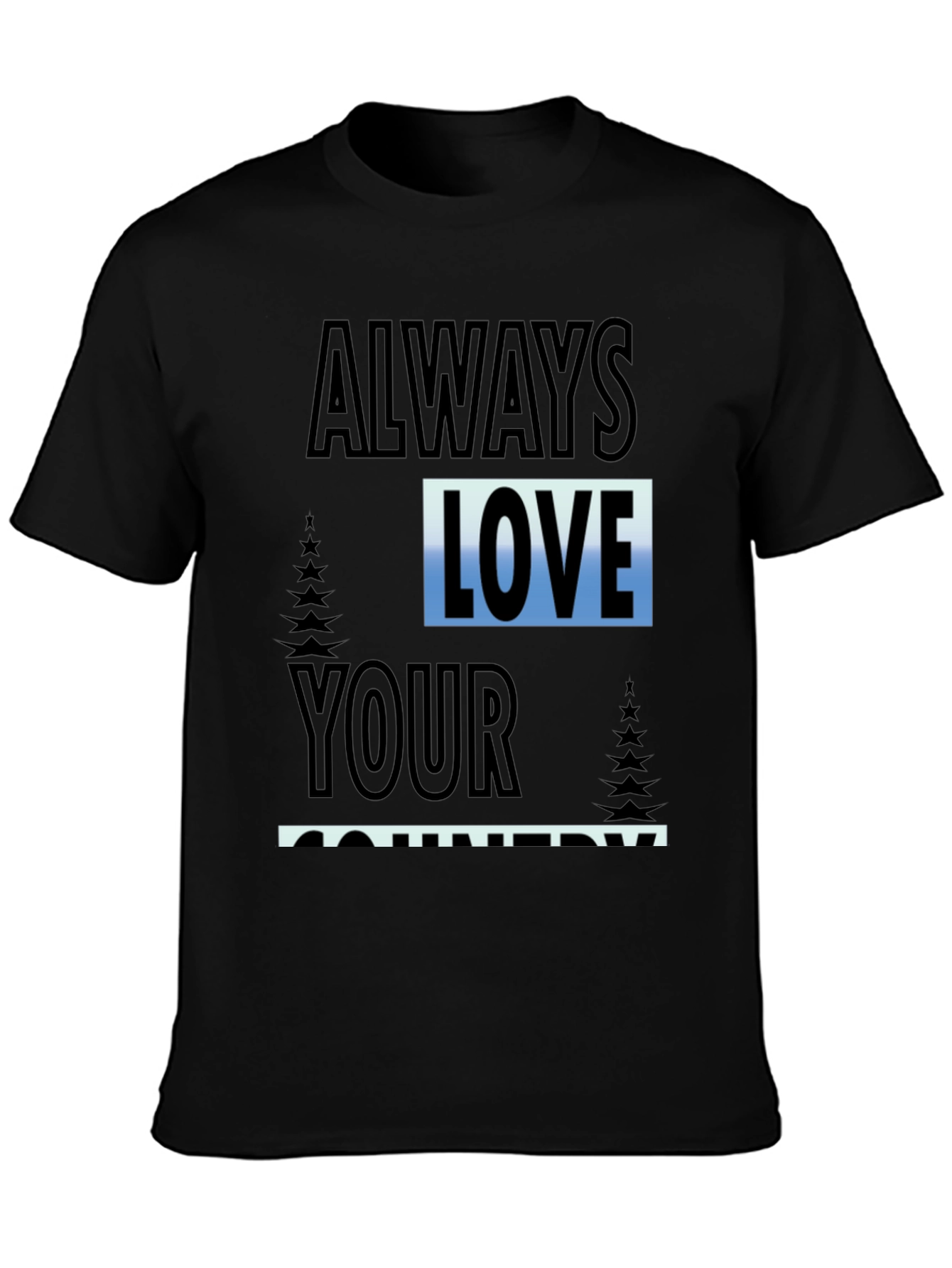 Always Love Your Country Graphic Tee