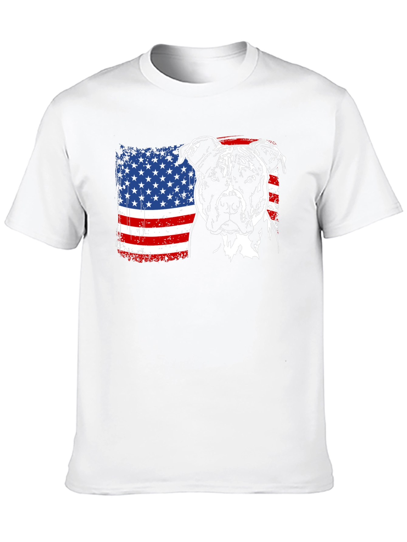 American Bulldog Flag Graphic Tee