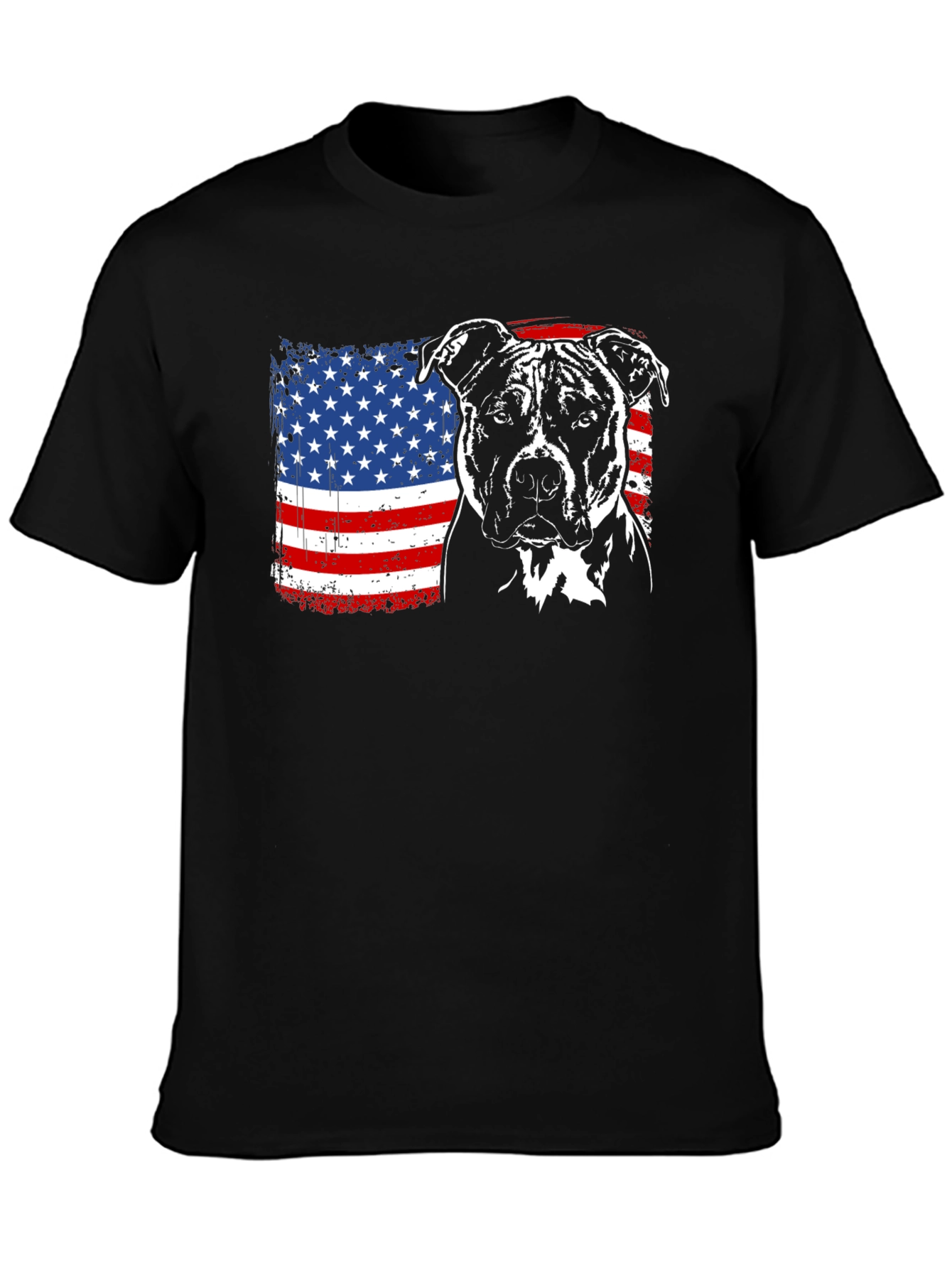 American Bulldog Flag Graphic Tee