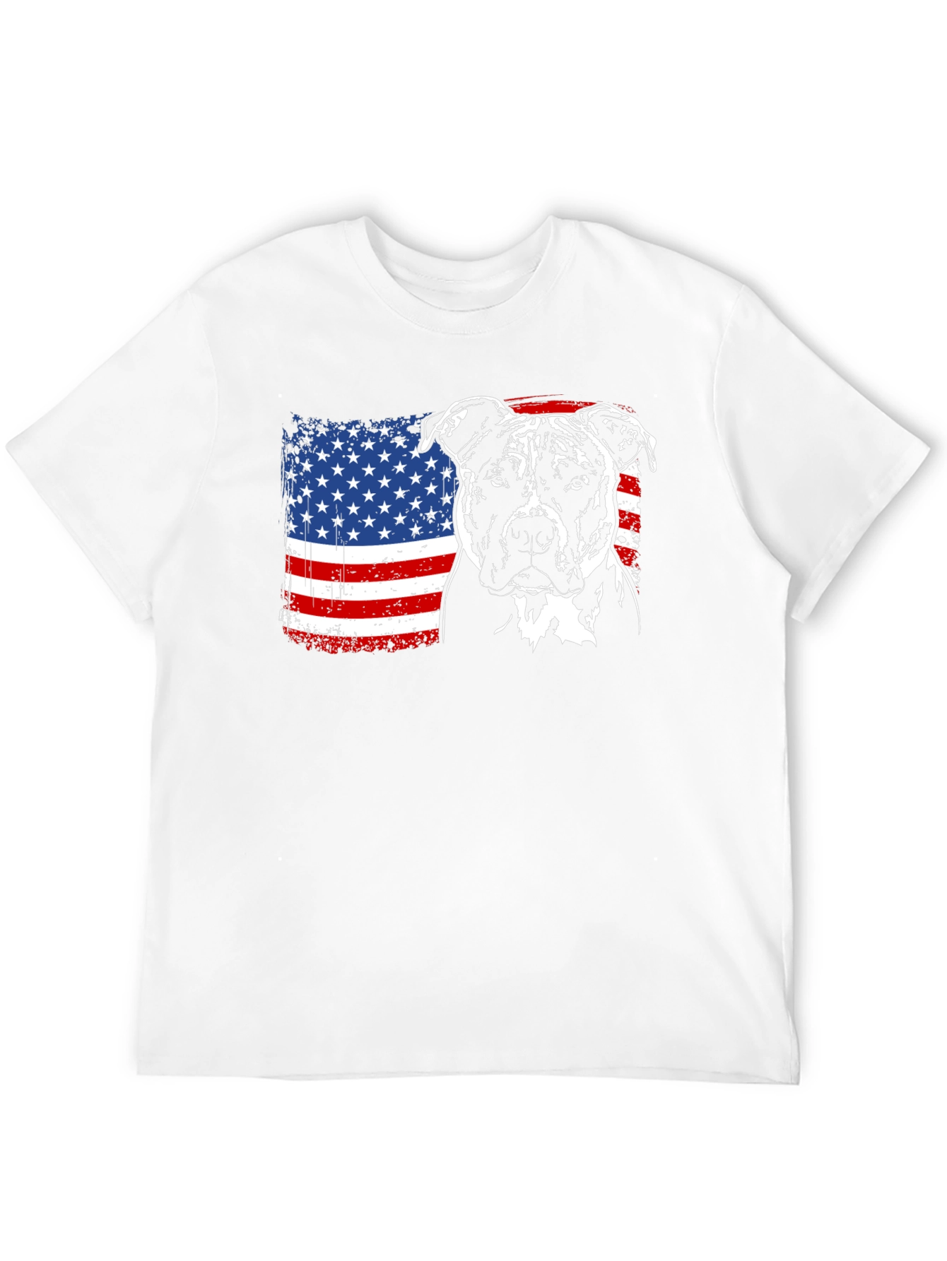 American Bulldog Flag Graphic Tee