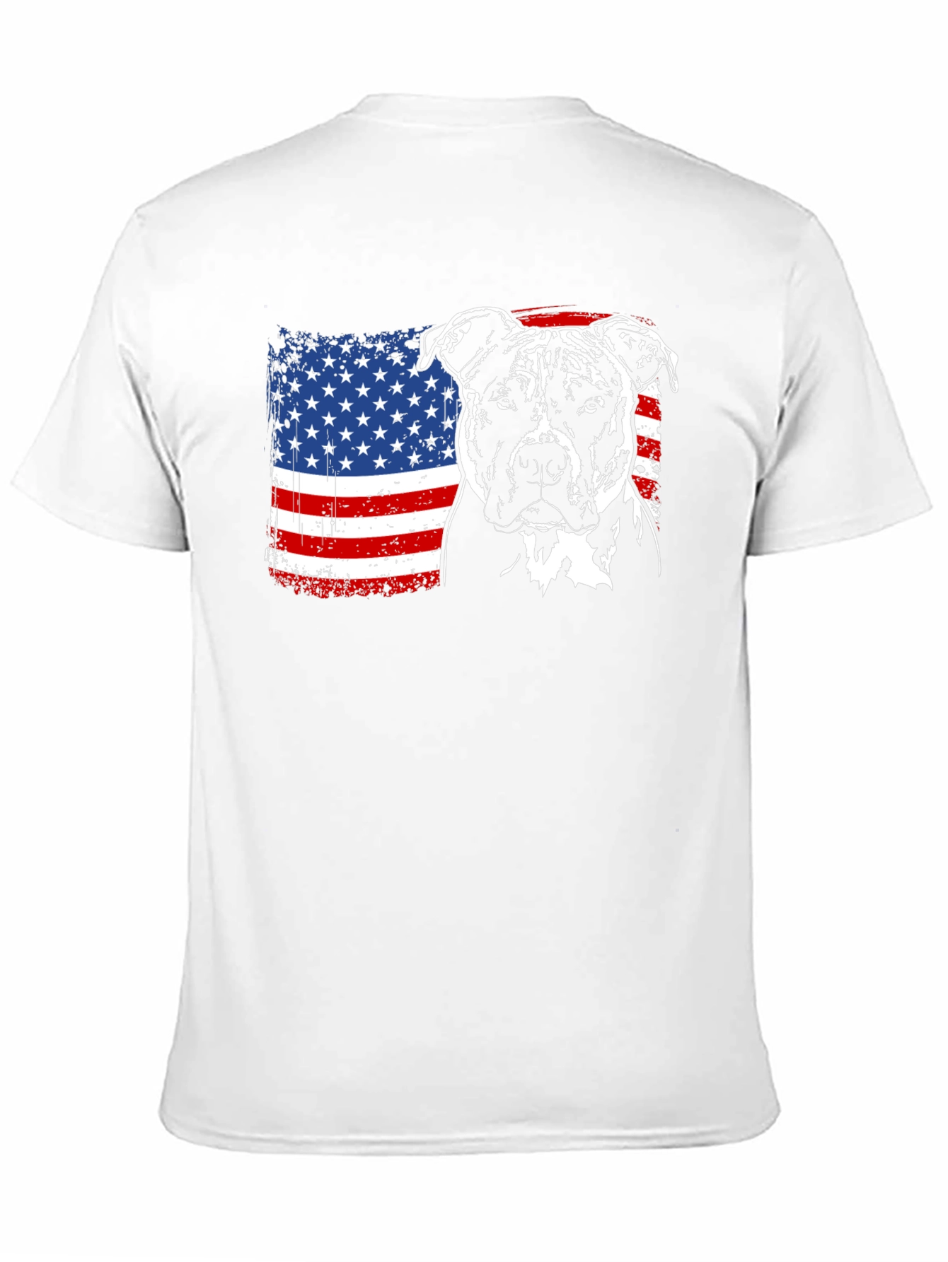 American Bulldog Flag Graphic Tee