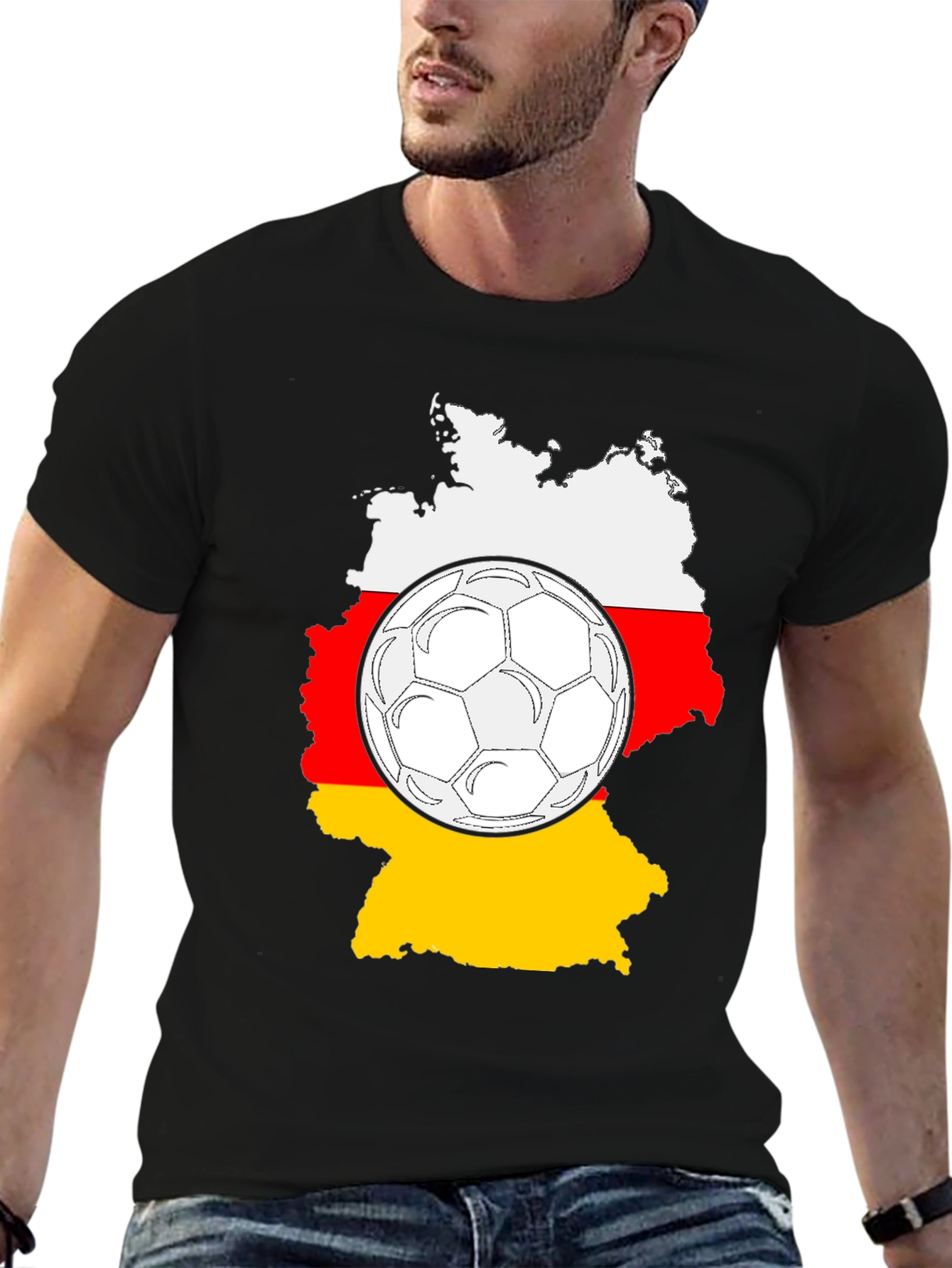 Germany Soccer Fan T-Shirt - Black