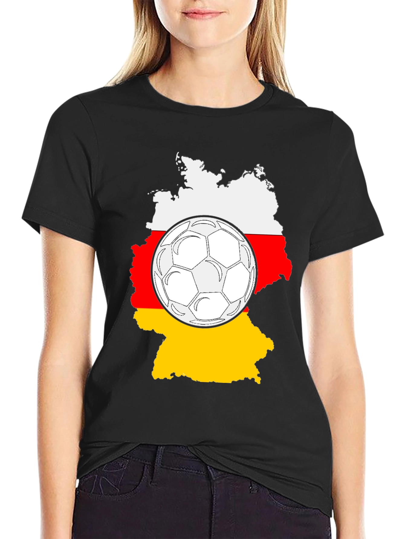 Germany Soccer Fan T-Shirt - Black