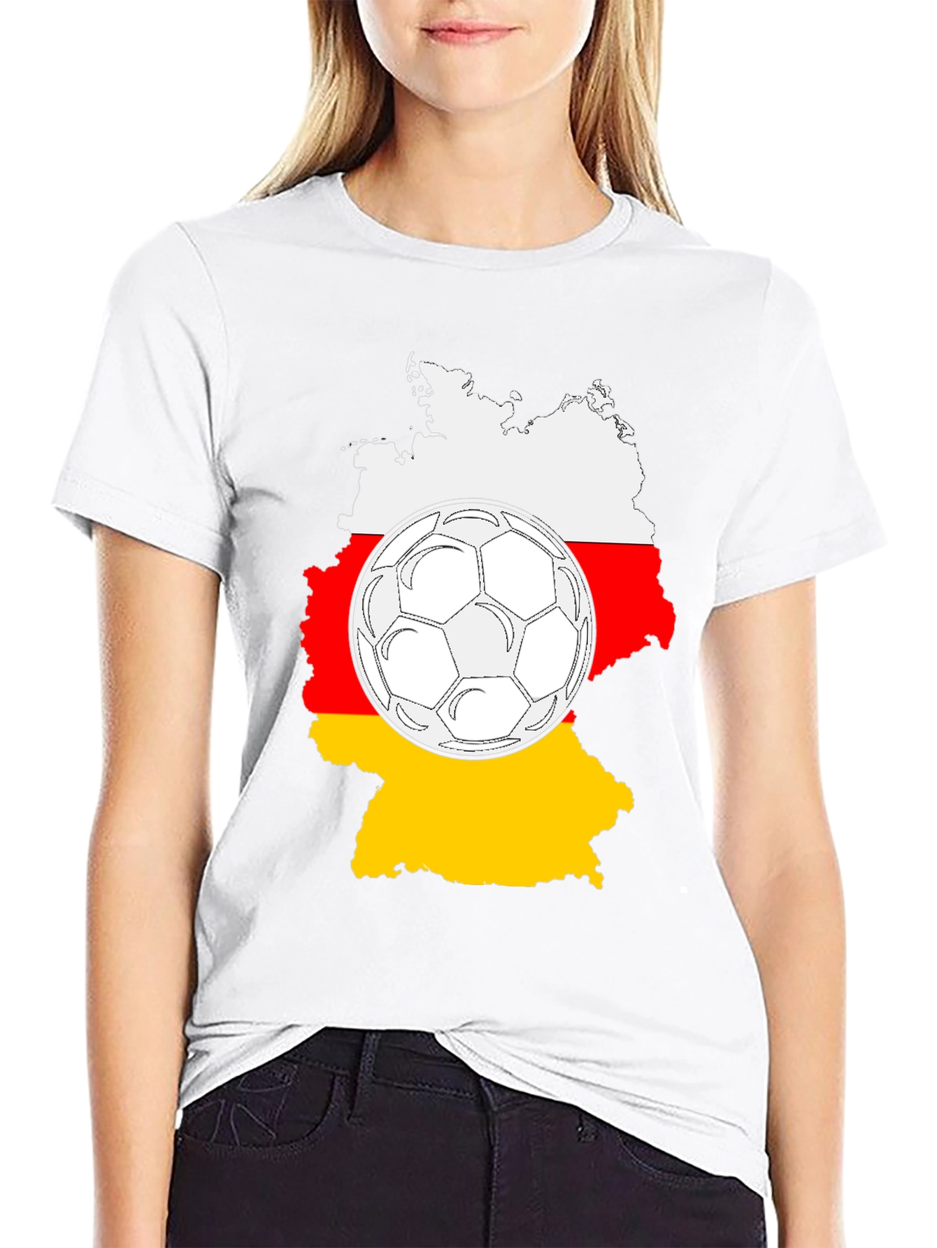 Germany Soccer Fan T-Shirt - Black