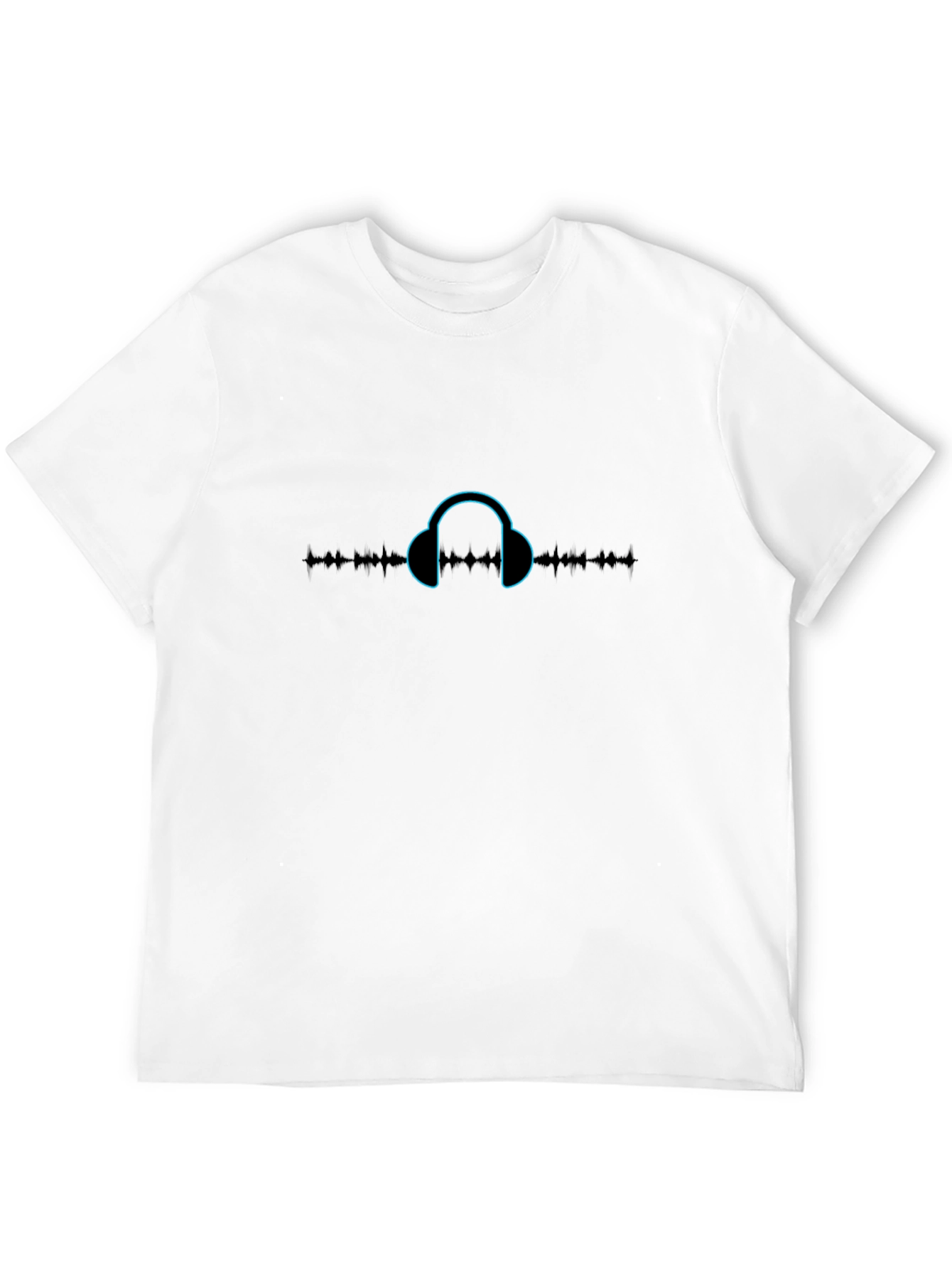 Headphone Graphic Tee - Black Music Lover Shirt