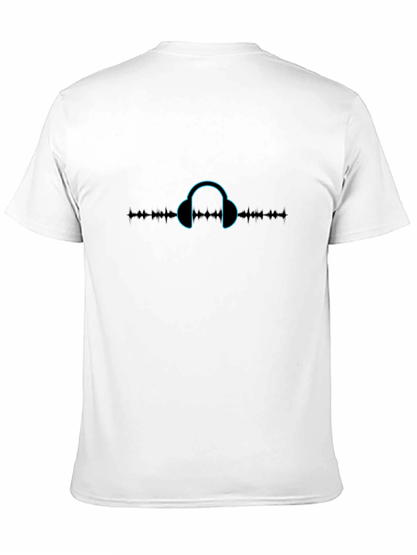 Headphone Graphic Tee - Black Music Lover Shirt