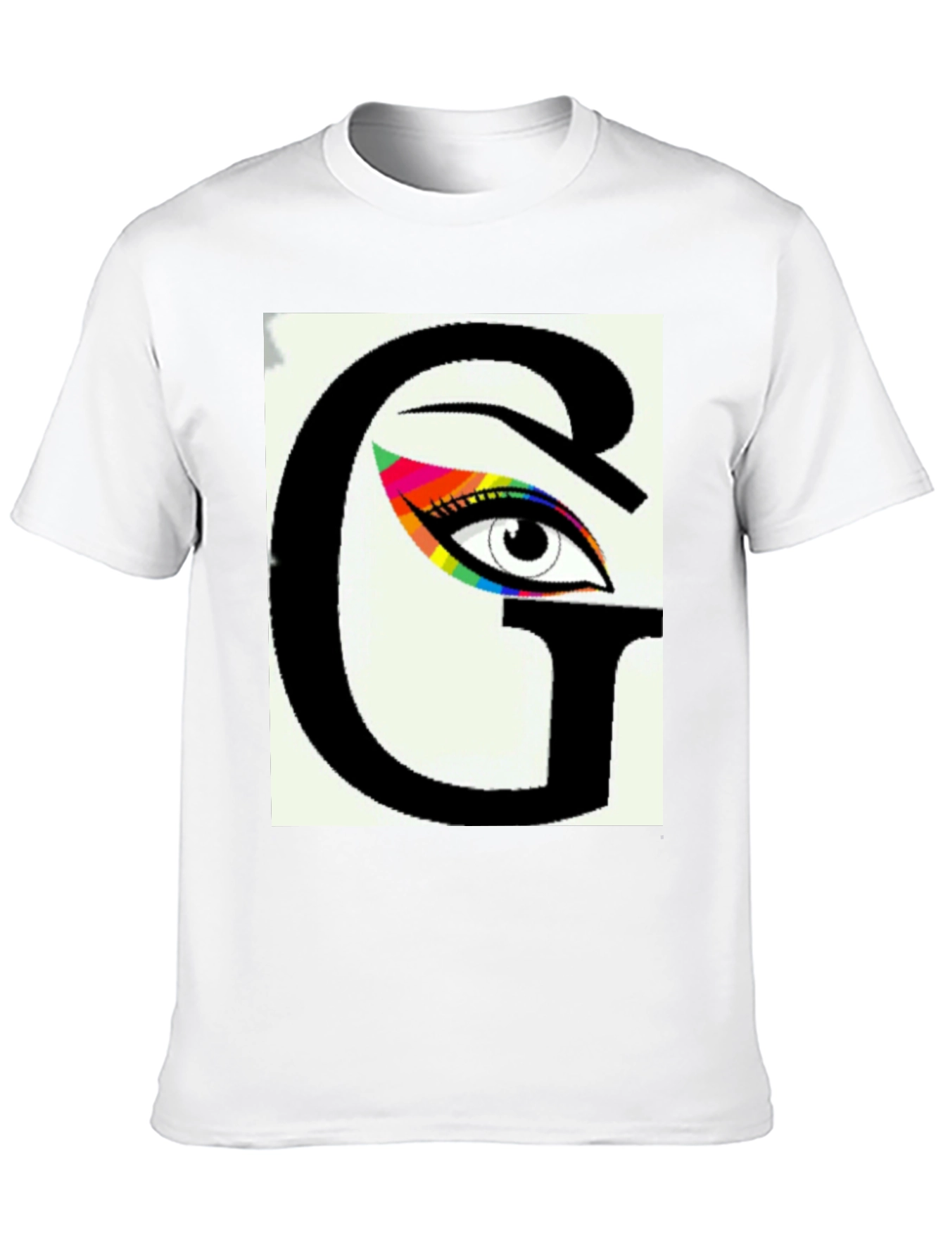 Eye See You Graphic Tee - Black Cotton Blend