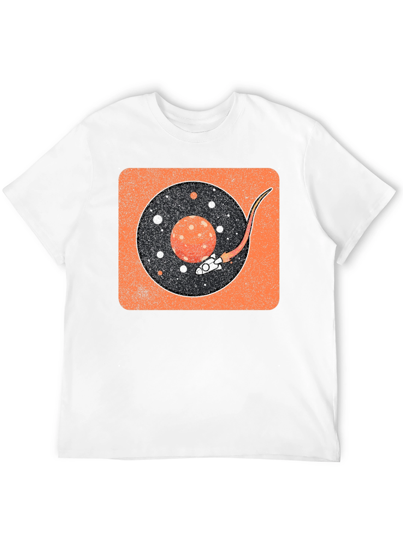 Retro Space Vinyl Record T-Shirt