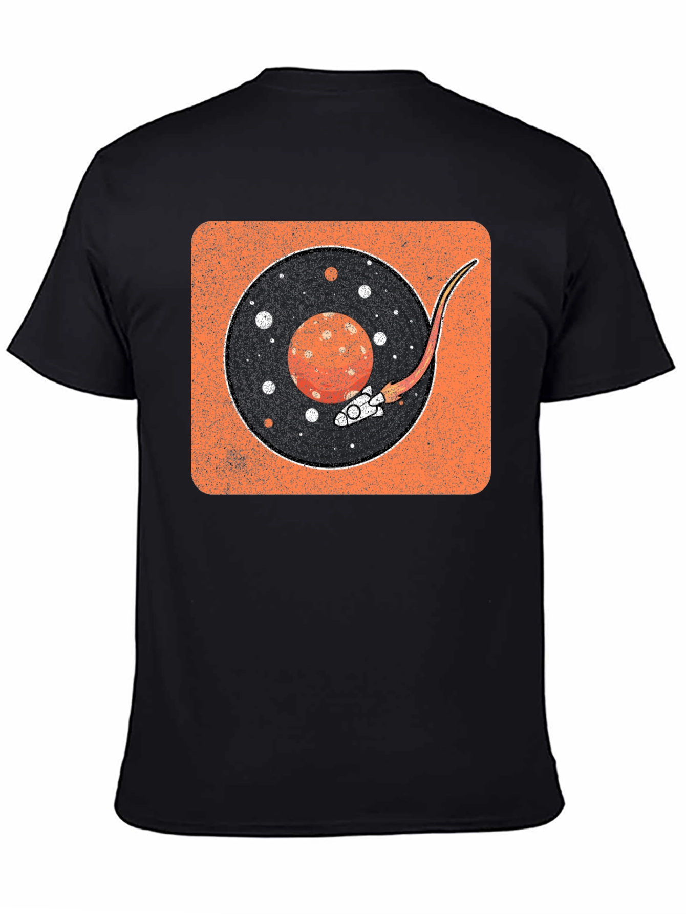 Retro Space Vinyl Record T-Shirt