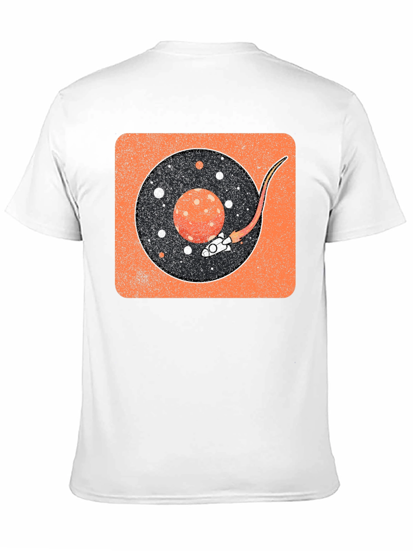 Retro Space Vinyl Record T-Shirt