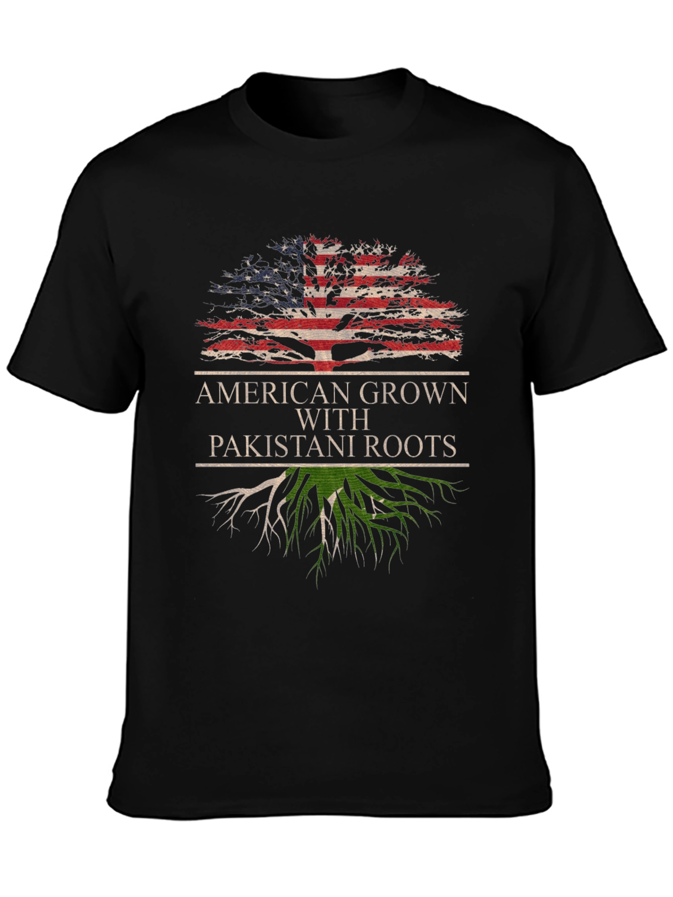 American Grown Pakistani Roots T-Shirt