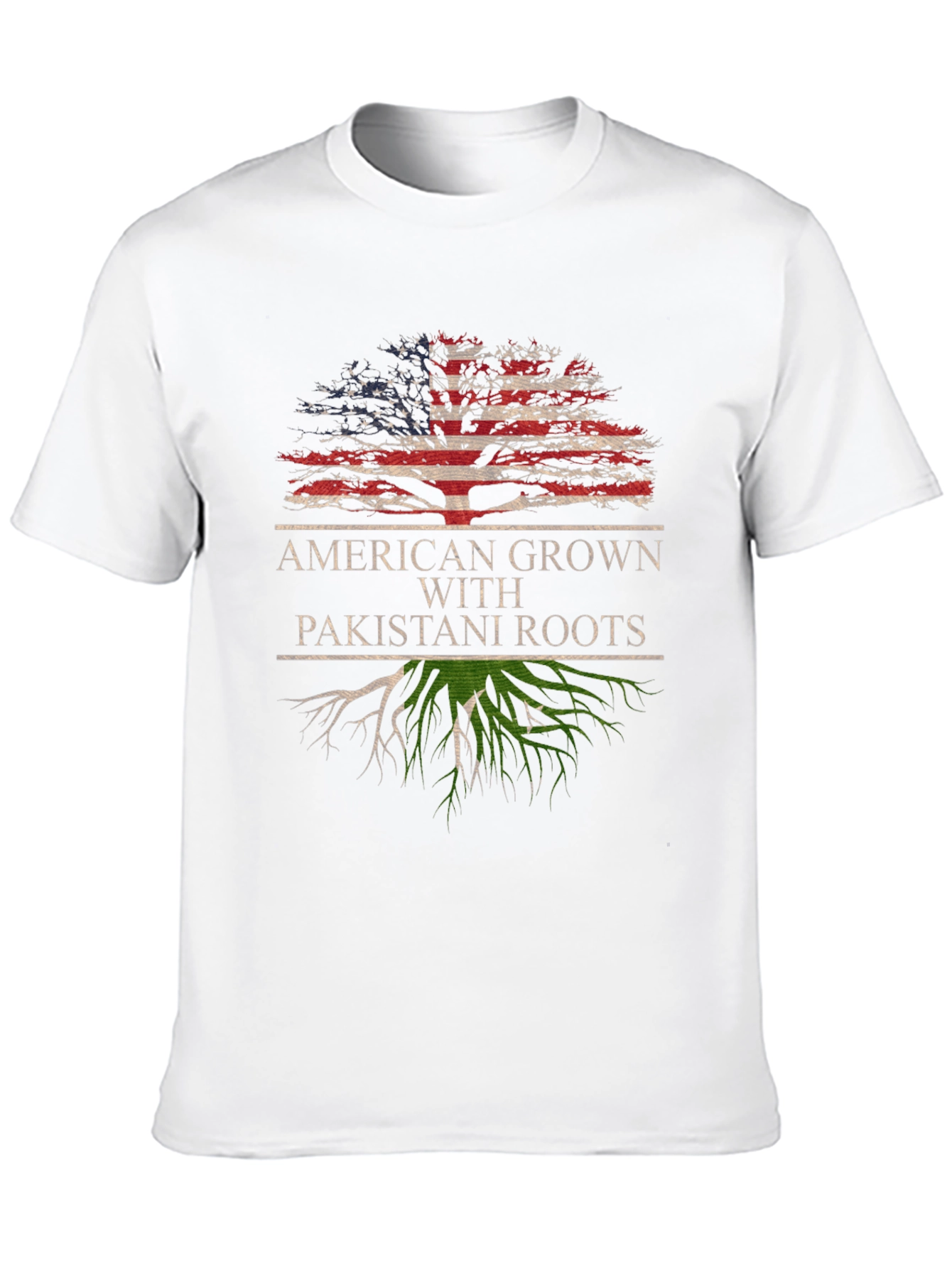 American Grown Pakistani Roots T-Shirt