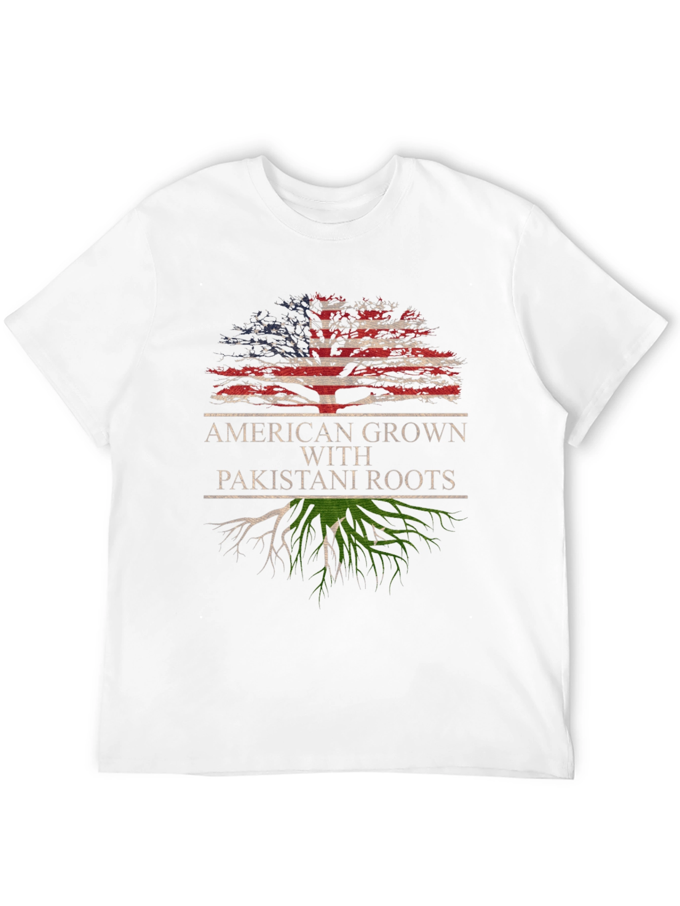 American Grown Pakistani Roots T-Shirt