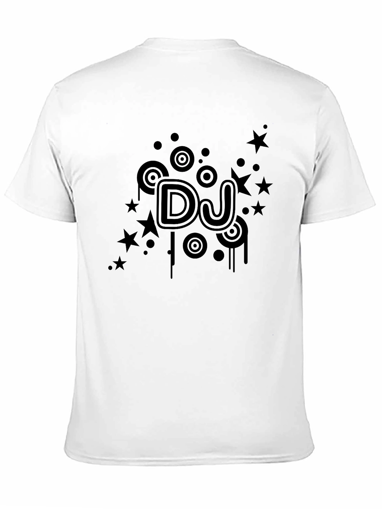 DJ Starburst Graphic Black T-Shirt