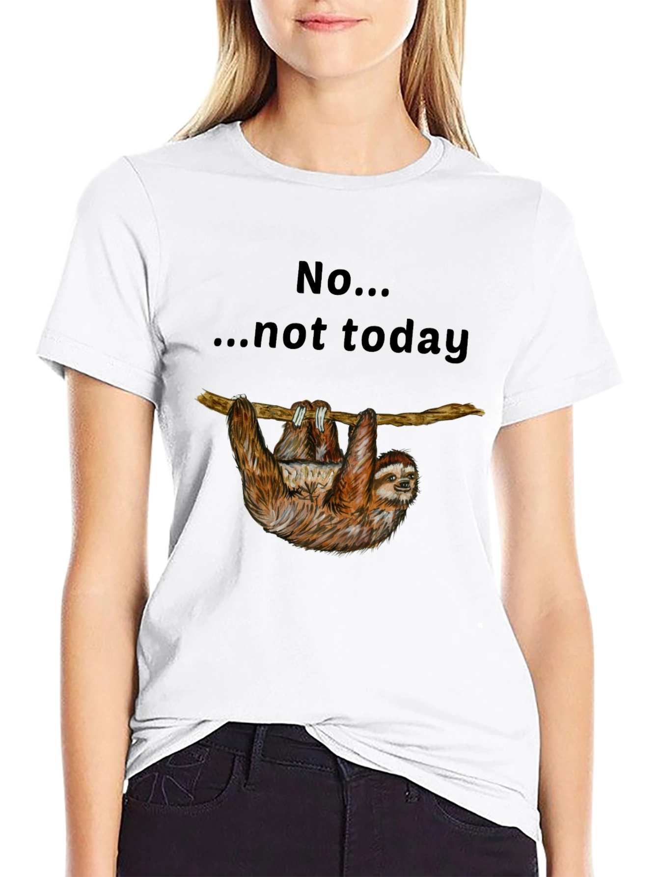 Sloth No... Not Today Graphic Tee
