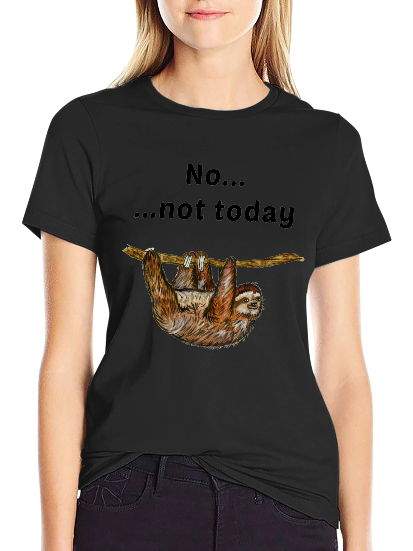 Sloth No... Not Today Graphic Tee