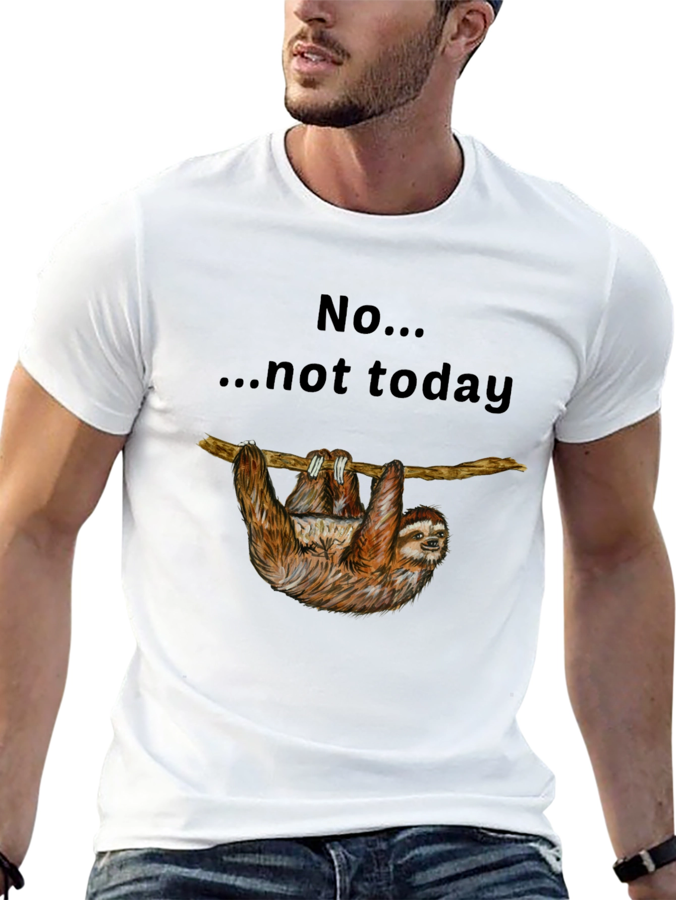 Sloth No... Not Today Graphic Tee