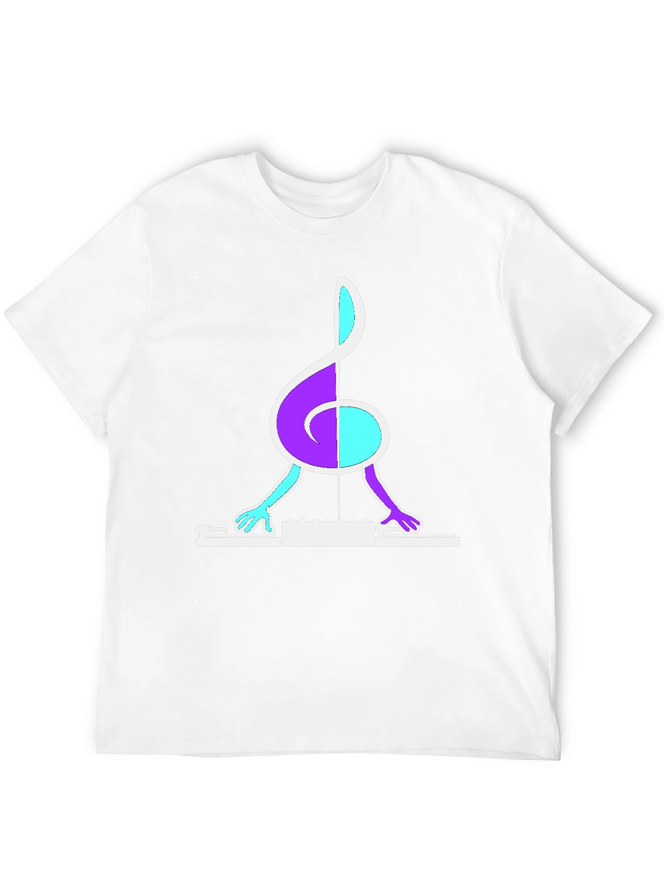 DJ Music Note T-Shirt - Unique Graphic Tee