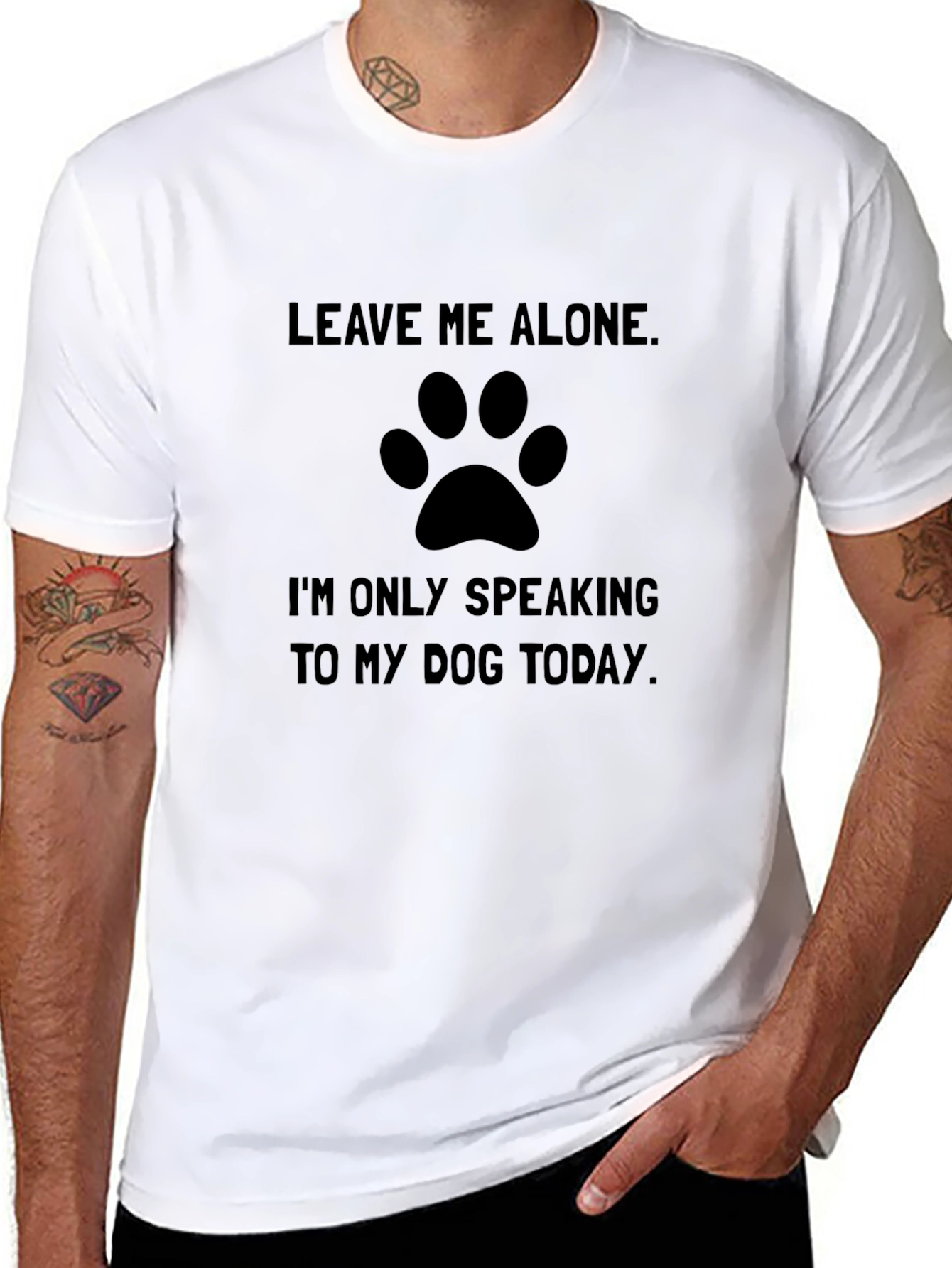 Leave Me Alone Dog Lover T-Shirt