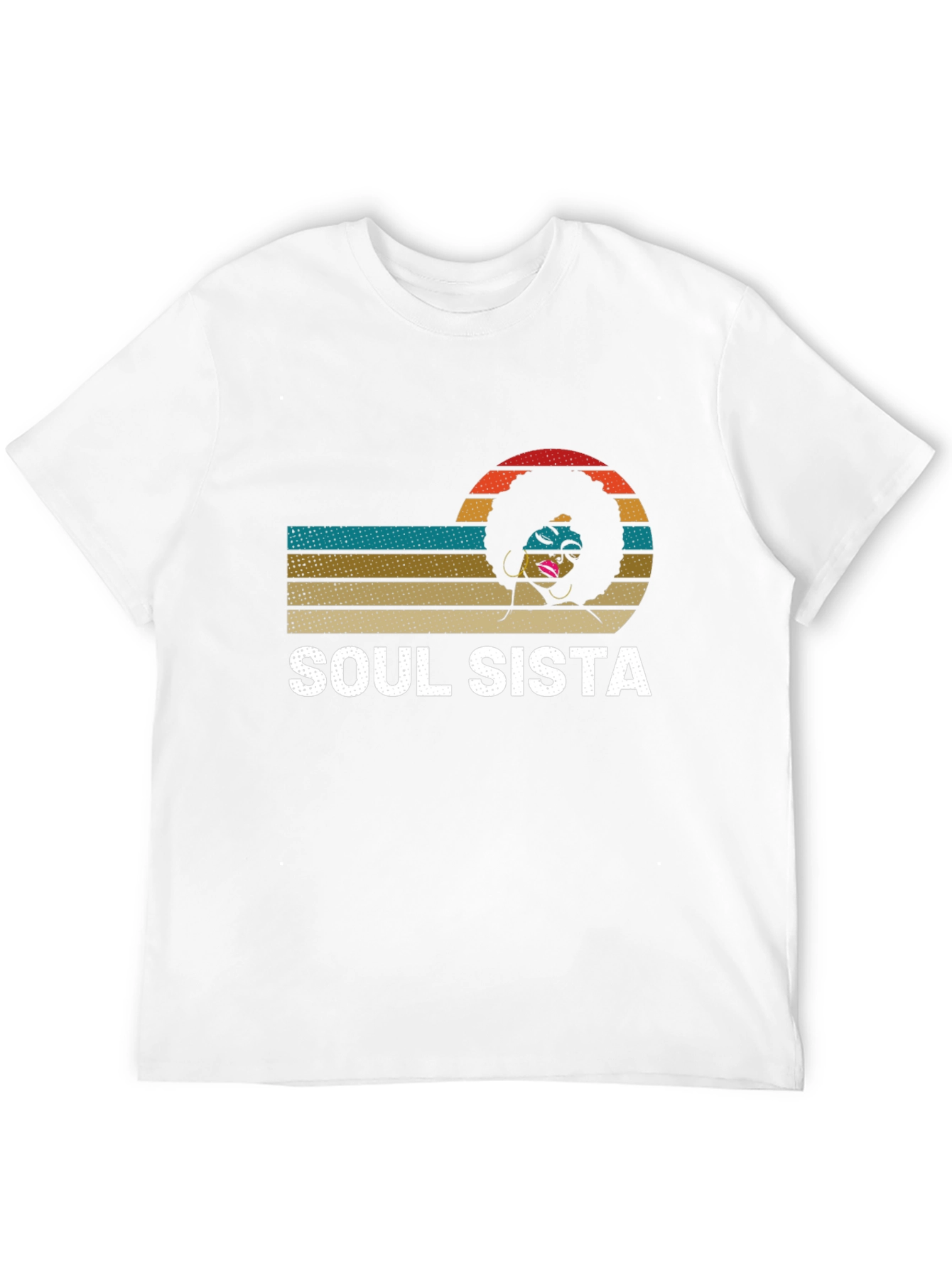 Soul Sista Afro Womens Graphic T-Shirt