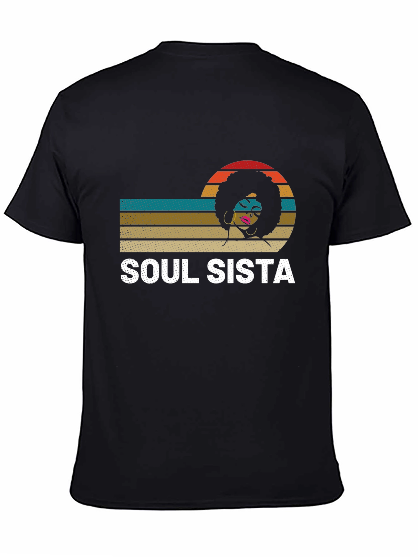 Soul Sista Afro Womens Graphic T-Shirt
