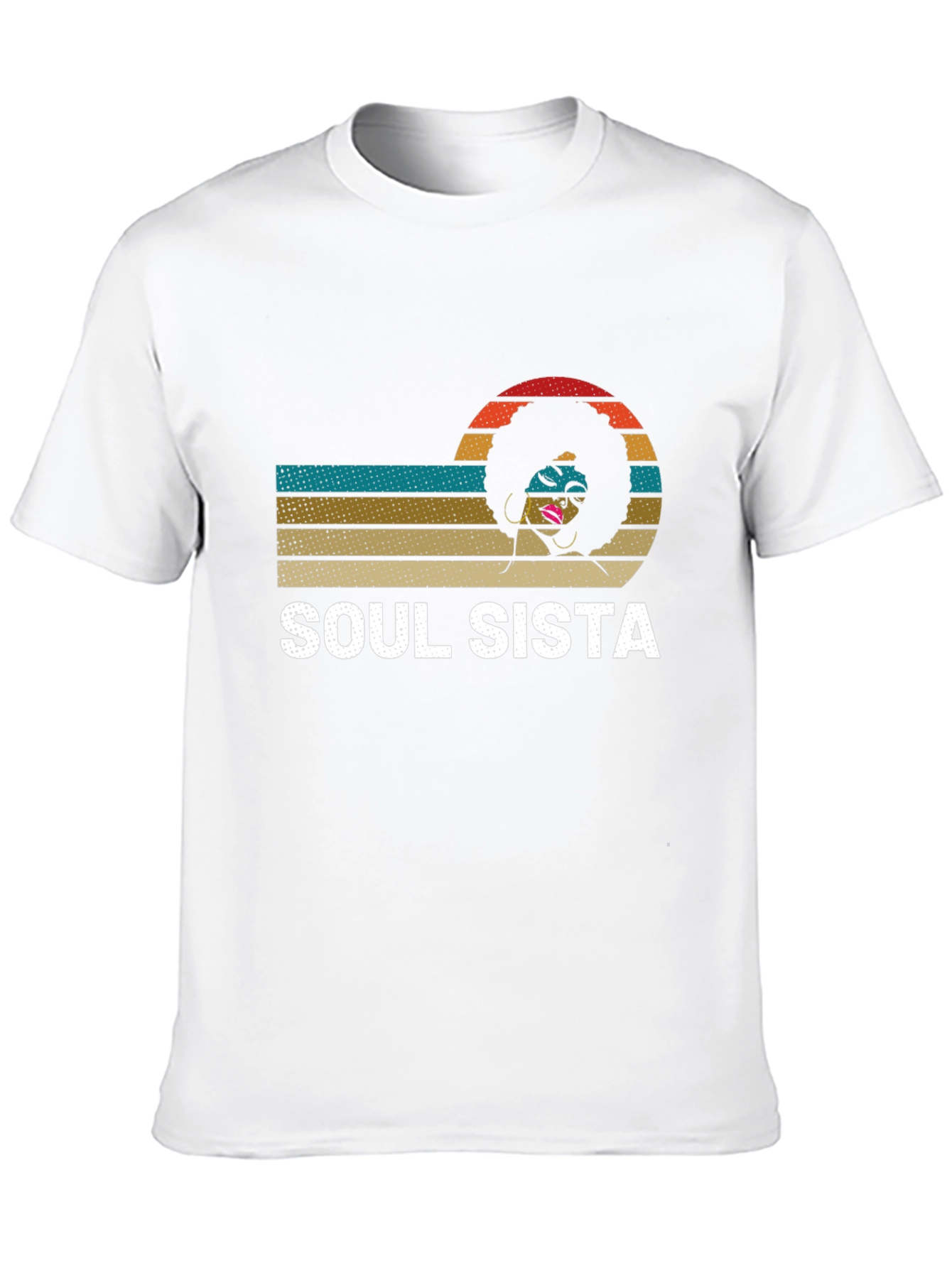 Soul Sista Afro Womens Graphic T-Shirt