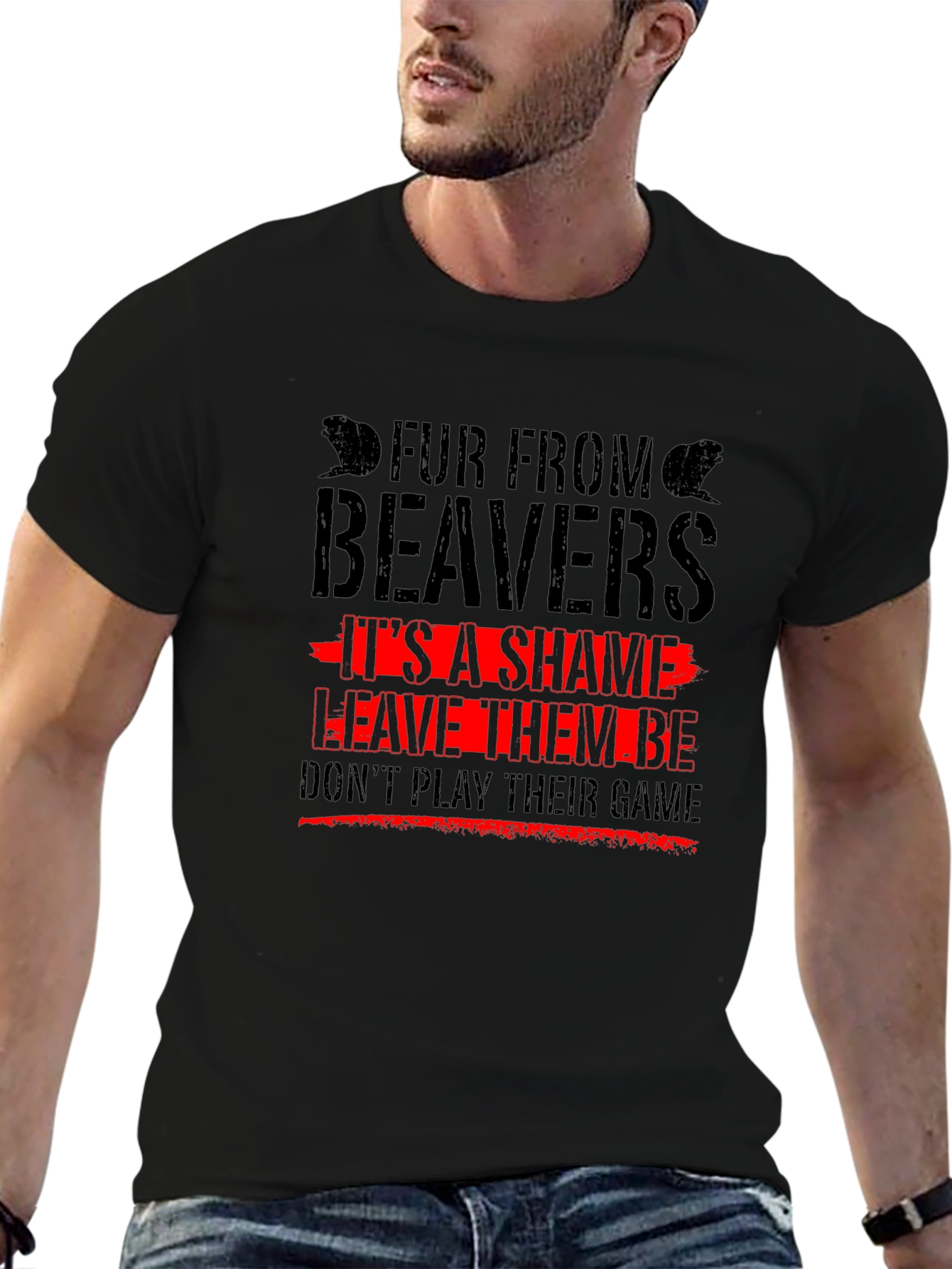 Fur From Beavers T-Shirt