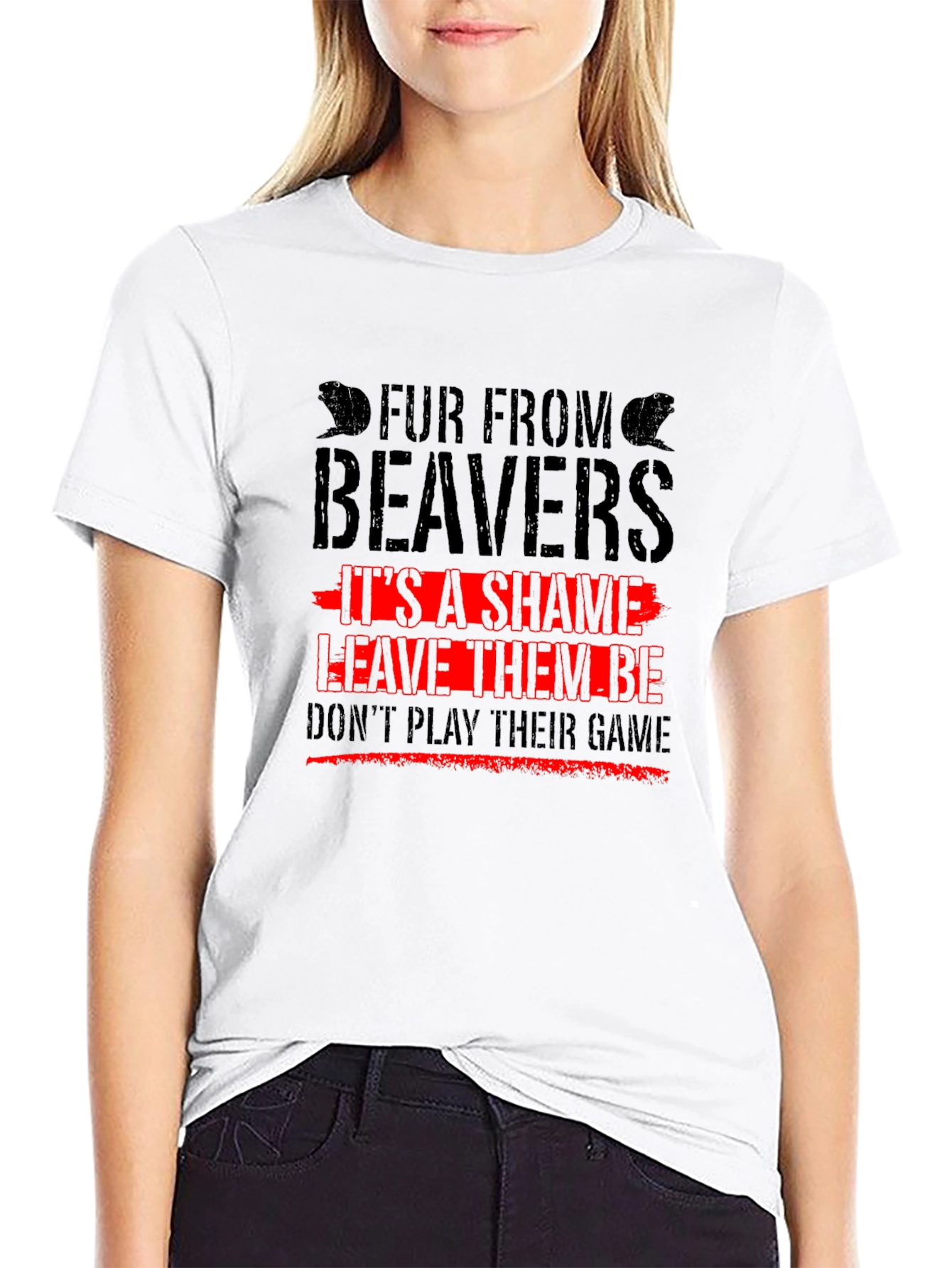 Fur From Beavers T-Shirt