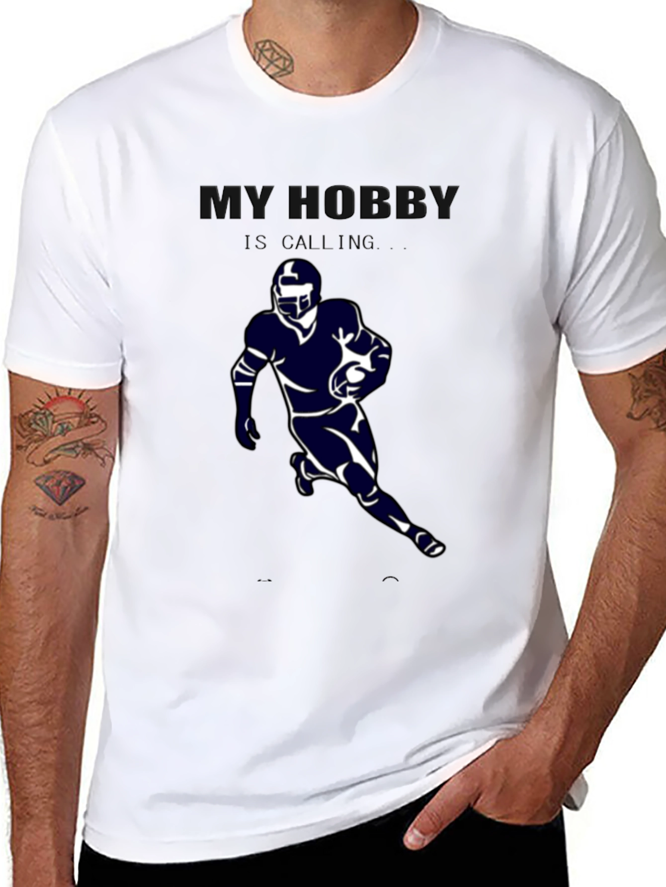 My Hobby is Calling Football T-Shirt