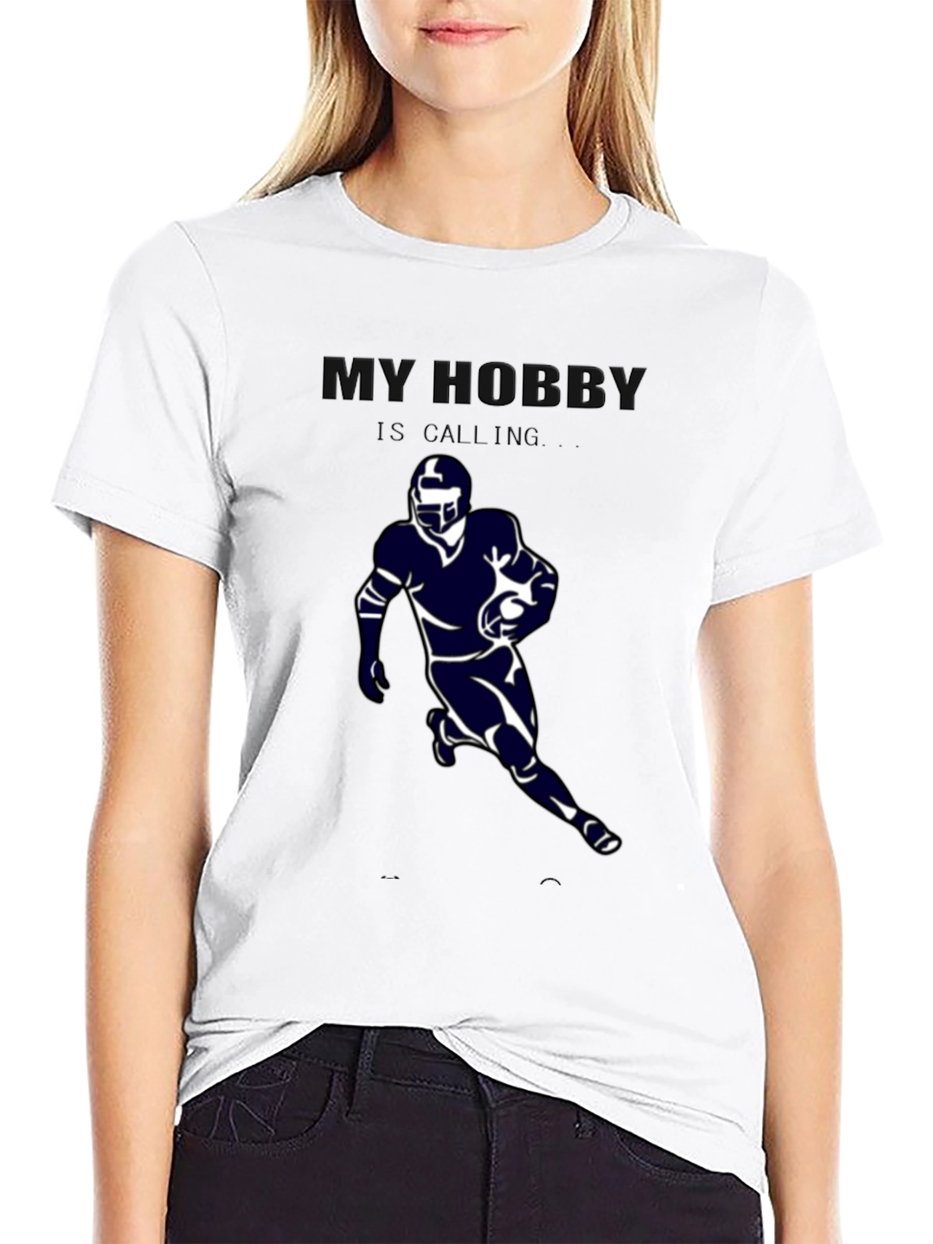 My Hobby is Calling Football T-Shirt