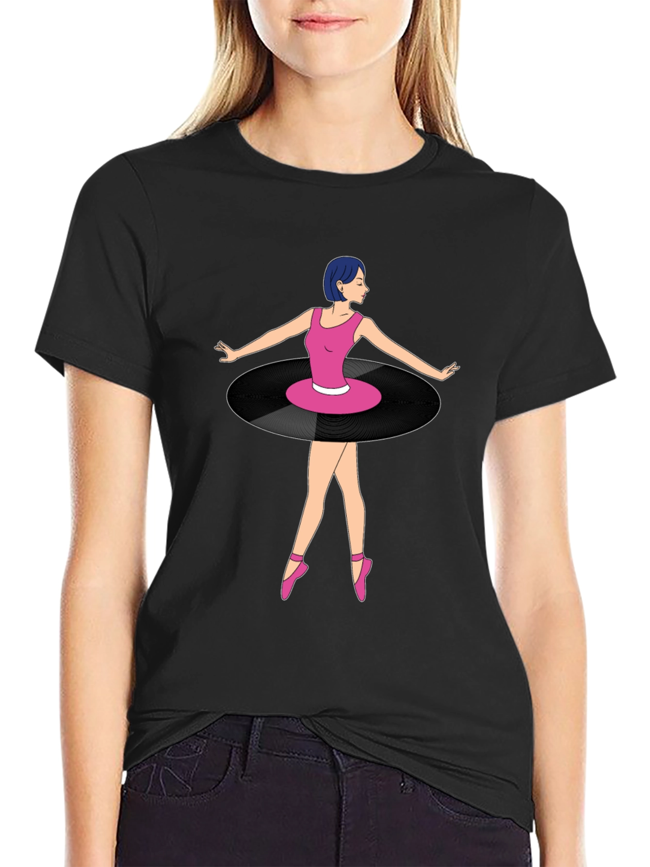 Ballerina Vinyl Record T-Shirt