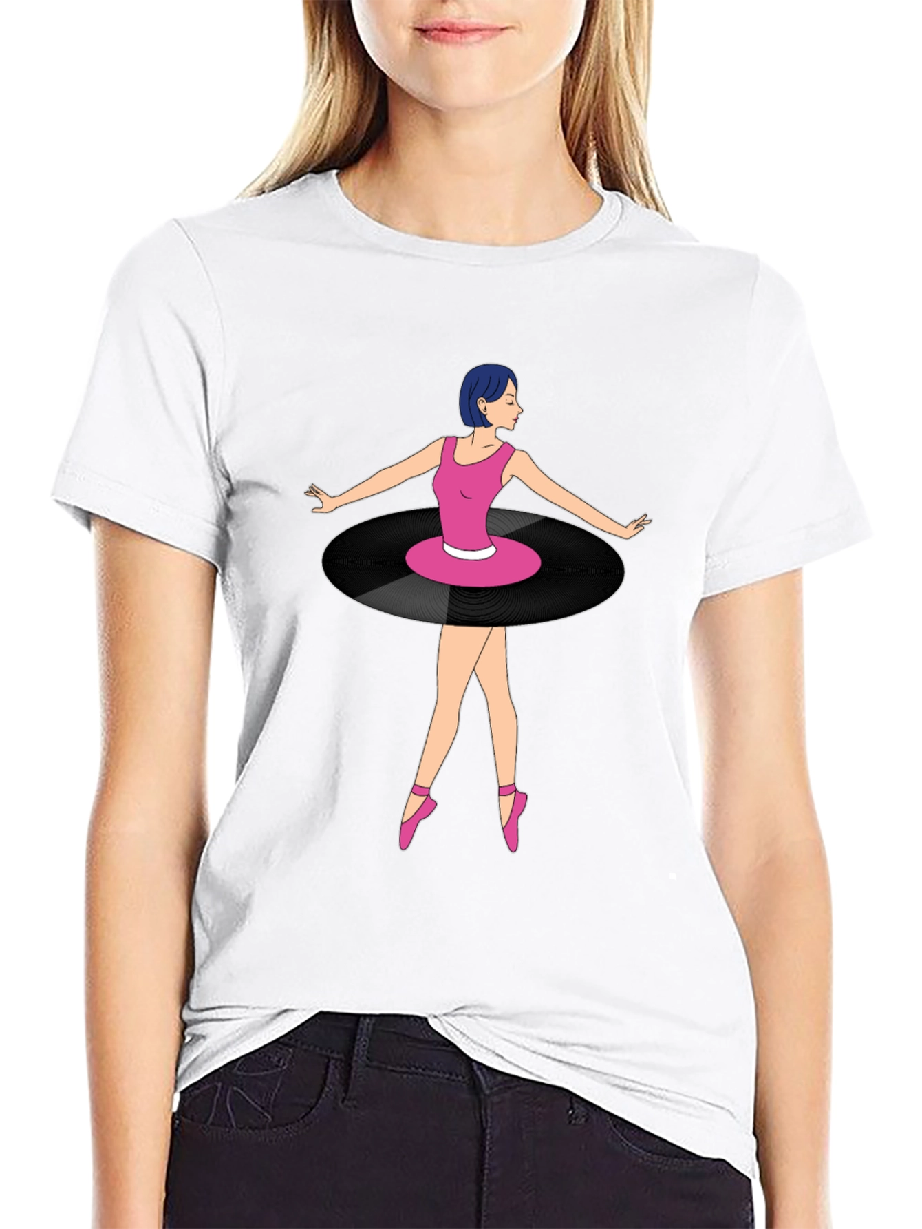 Ballerina Vinyl Record T-Shirt