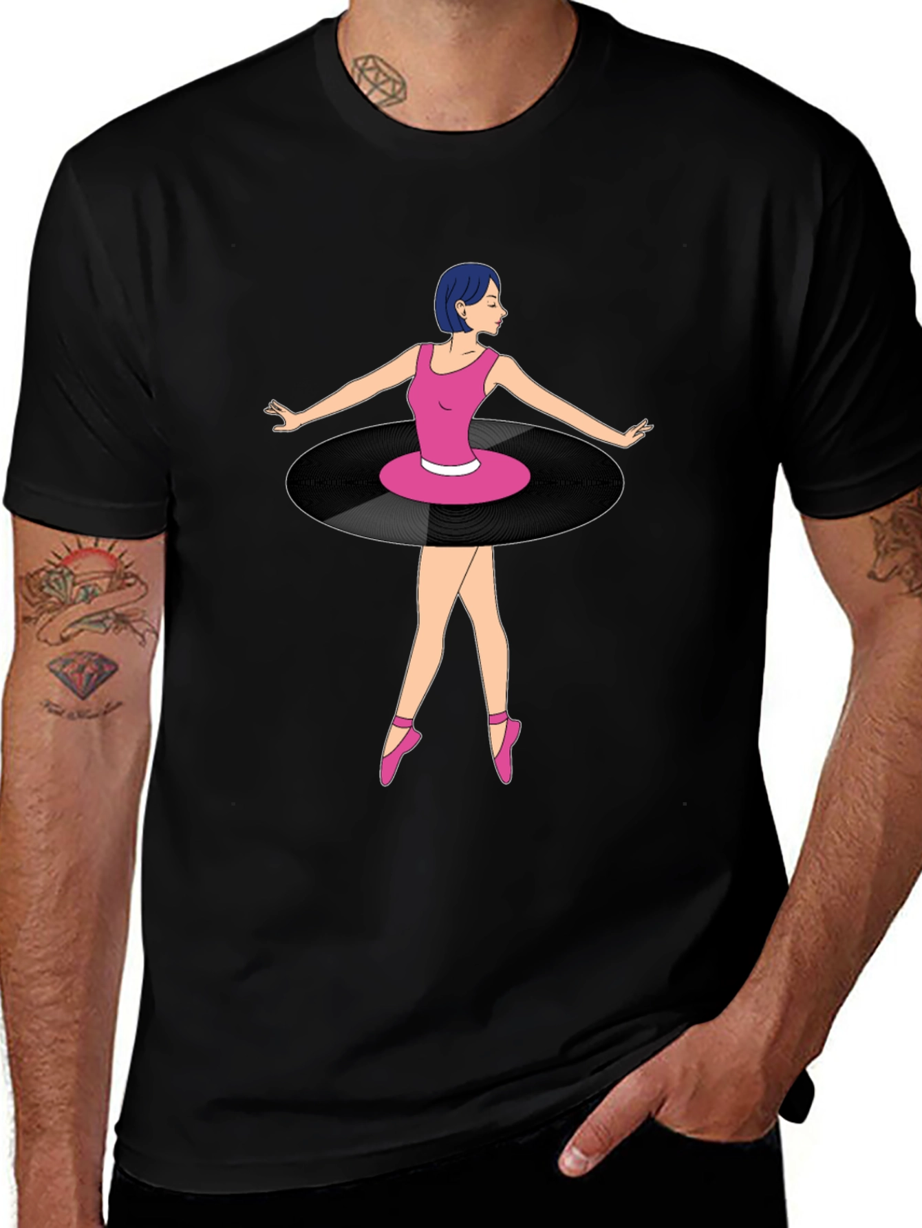 Ballerina Vinyl Record T-Shirt