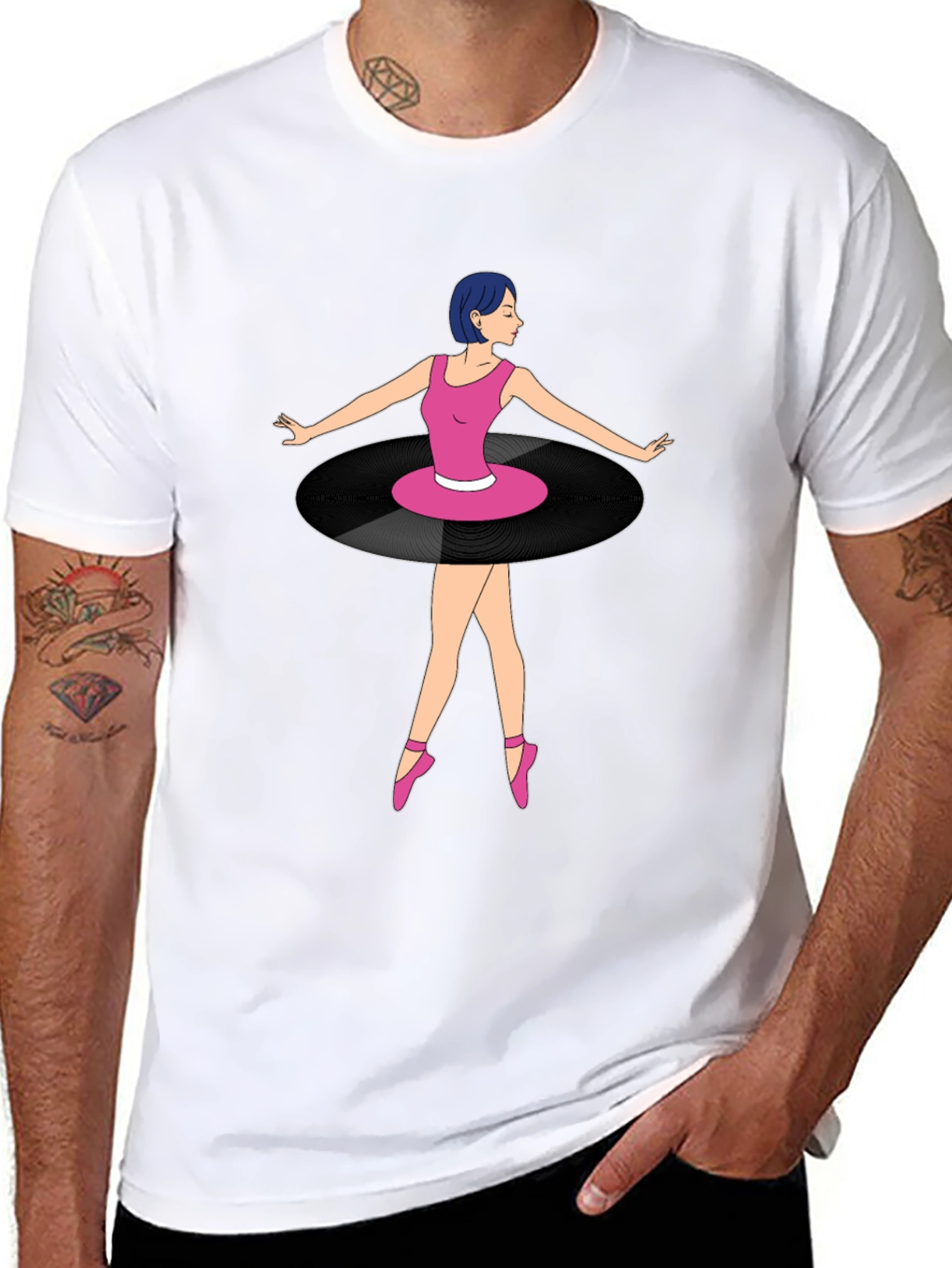 Ballerina Vinyl Record T-Shirt