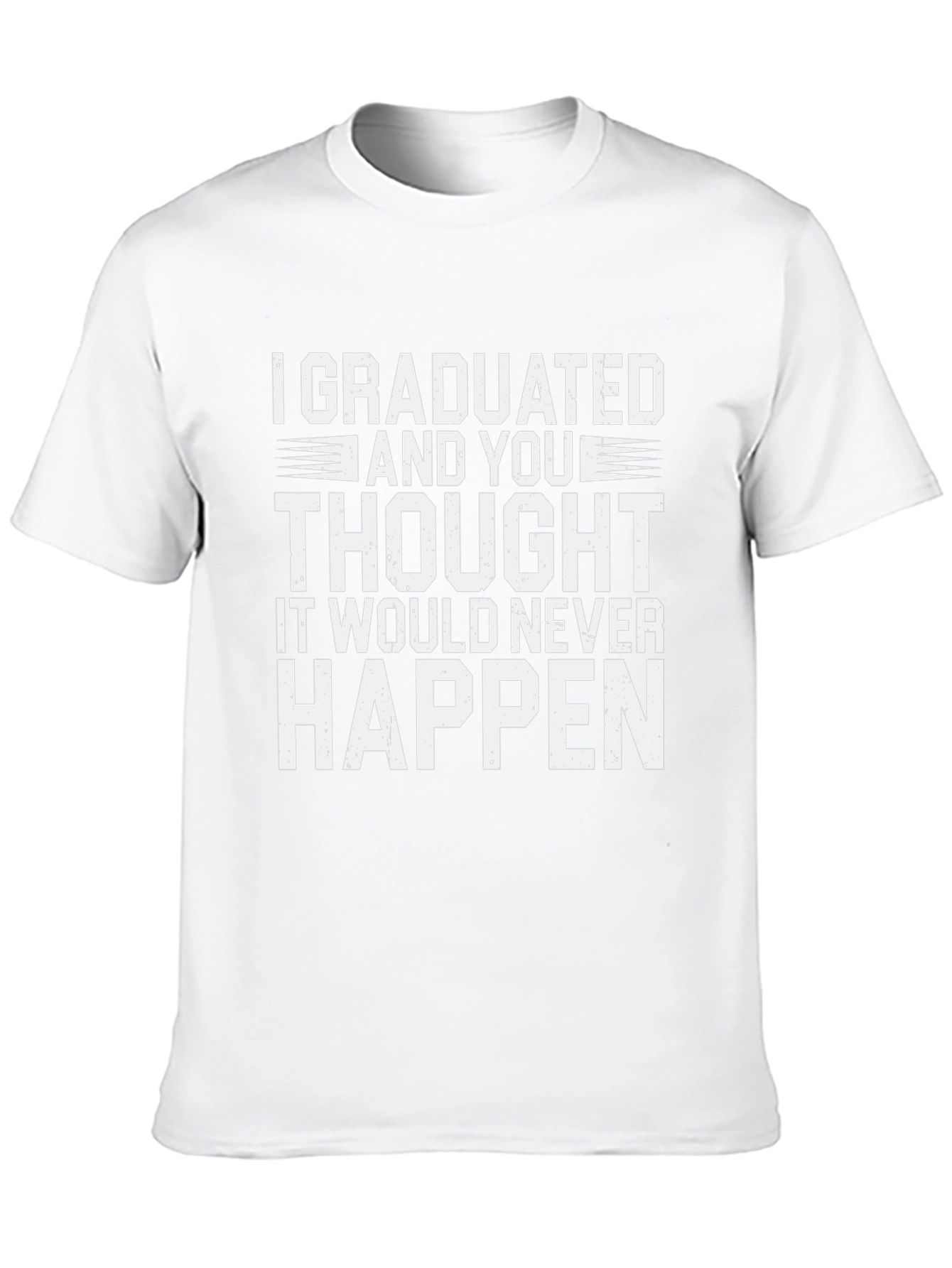 Graduation T-Shirt - I Graduated Funny Slogan Tee