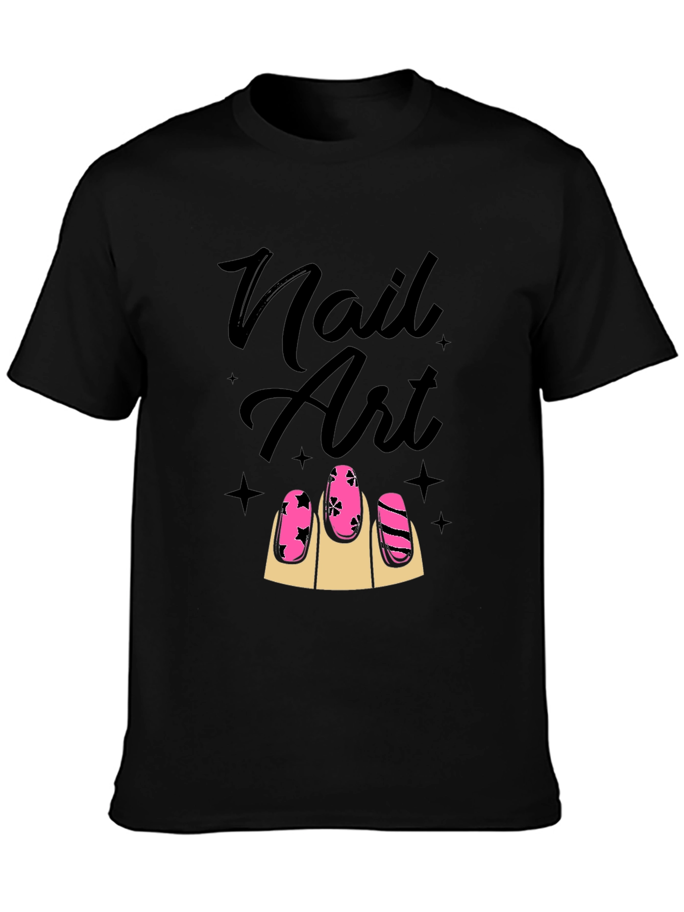 Nail Art T-Shirt - Stylish Manicure Design