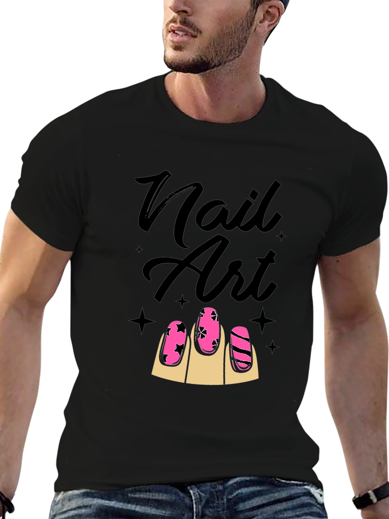 Nail Art T-Shirt - Stylish Manicure Design