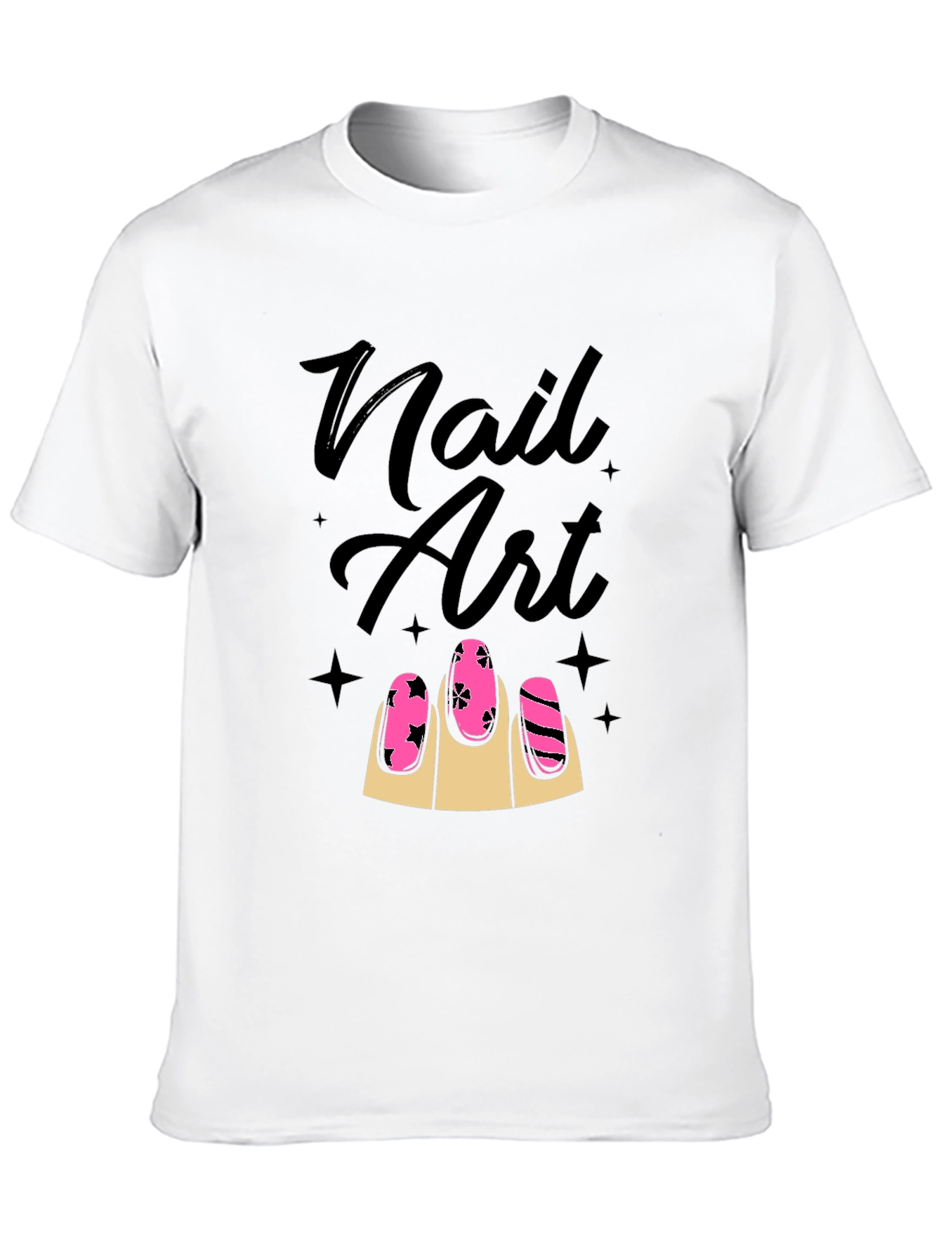 Nail Art T-Shirt - Stylish Manicure Design