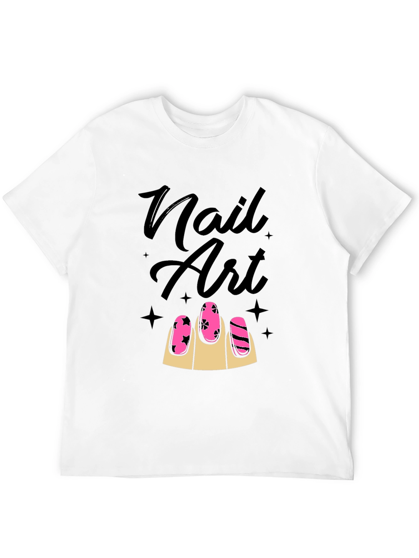 Nail Art T-Shirt - Stylish Manicure Design