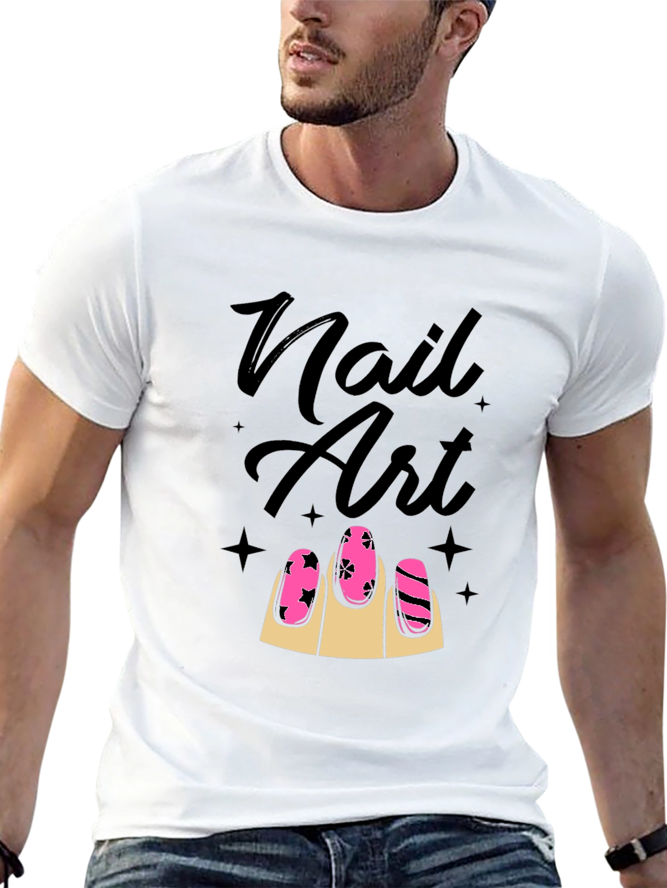 Nail Art T-Shirt - Stylish Manicure Design